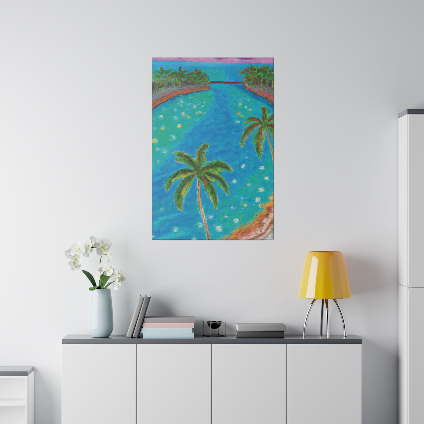 3827C - Bahamas Ocean Painting Print | Bahamas | Ocean | Beach | Poster | Home Decor | Wall Art | Canvas