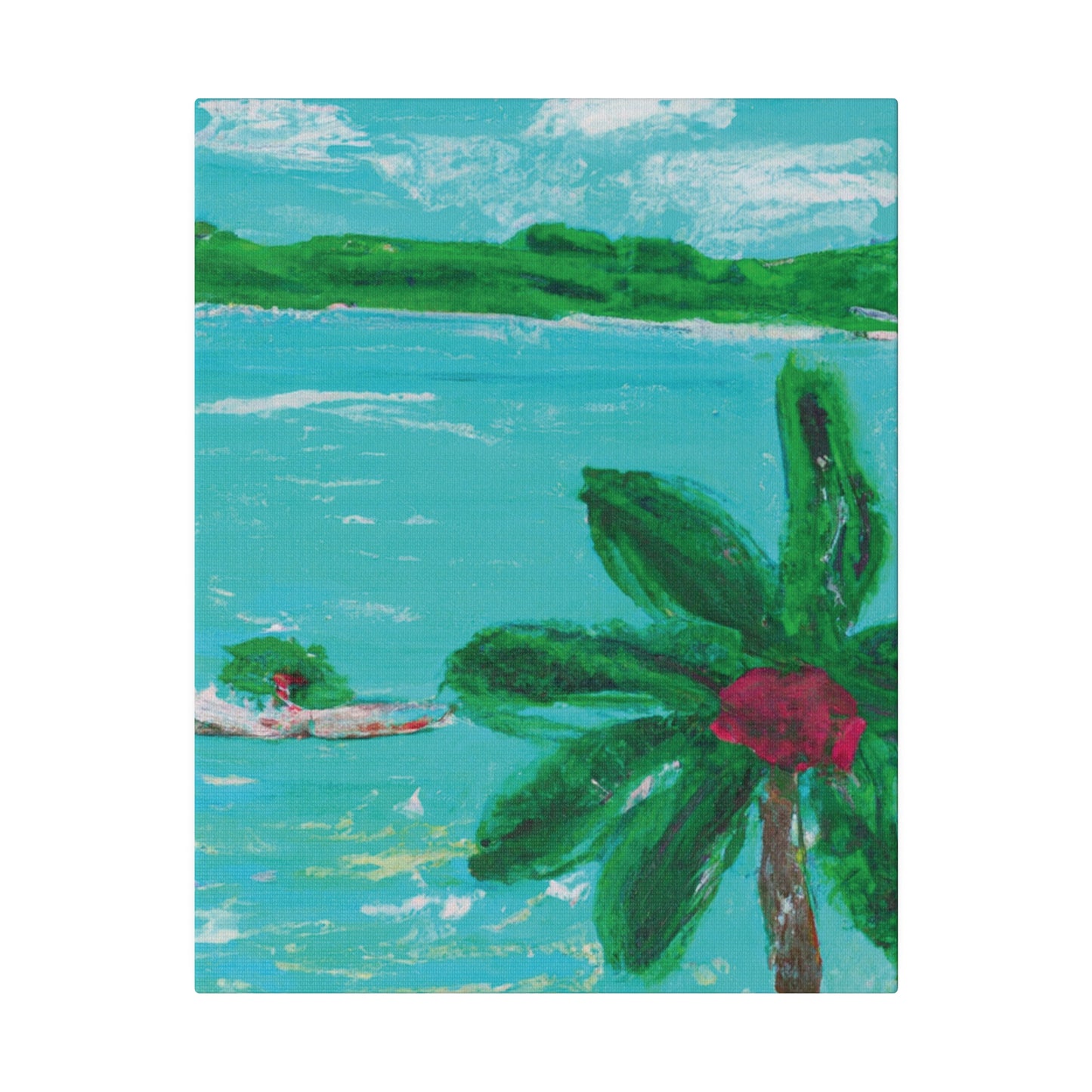 5627Q - Bahamas Ocean Painting Print | Bahamas | Ocean | Beach | Poster | Home Decor | Wall Art | Canvas