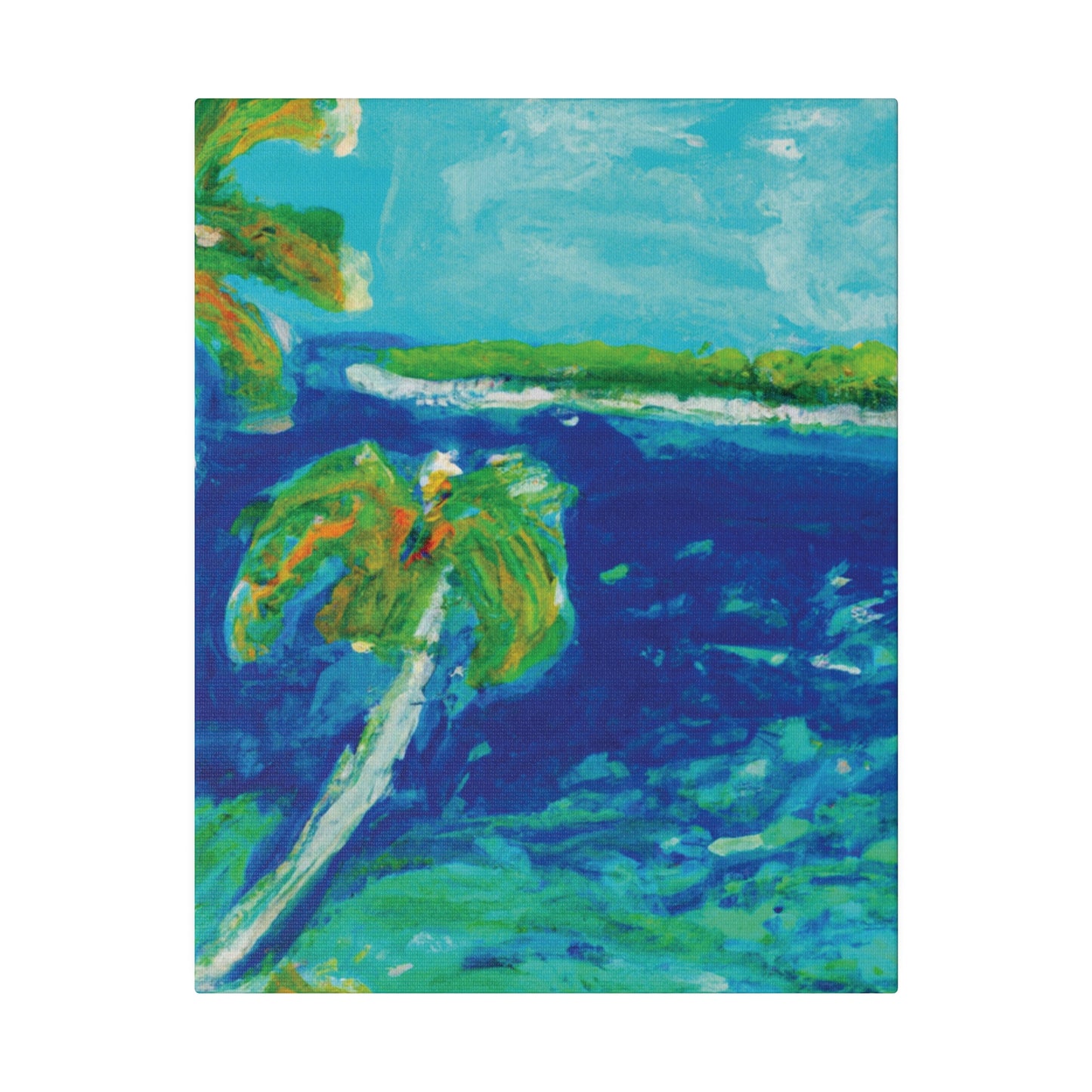 4657V - Bahamas Ocean Painting Print | Bahamas | Ocean | Beach | Poster | Home Decor | Wall Art | Canvas