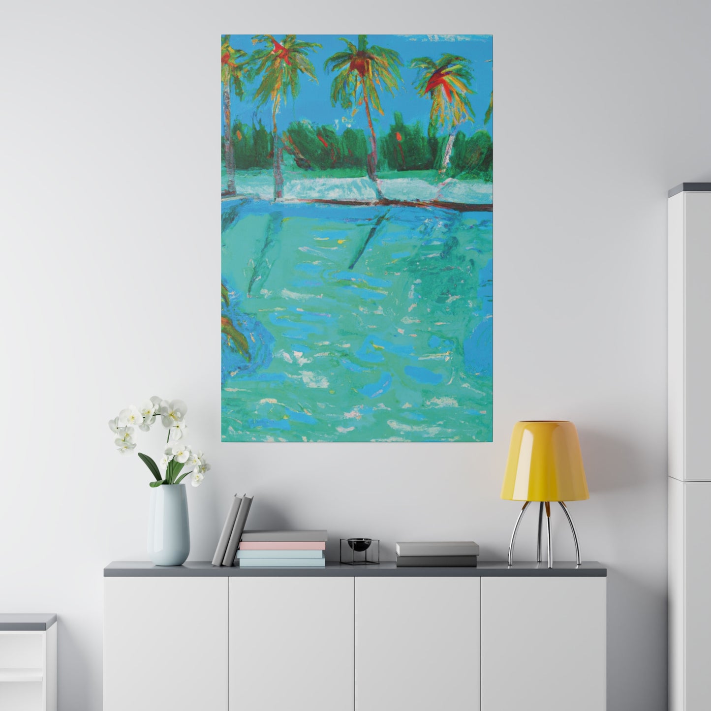 8483P - Bahamas Ocean Painting Print | Bahamas | Ocean | Beach | Poster | Home Decor | Wall Art | Canvas