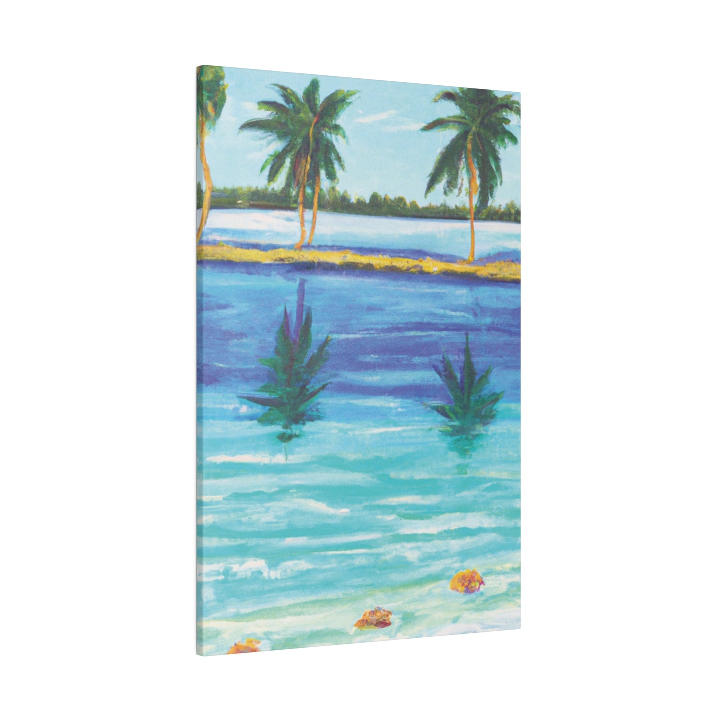 9768P - Bahamas Ocean Painting Print | Bahamas | Ocean | Beach | Poster | Home Decor | Wall Art | Canvas