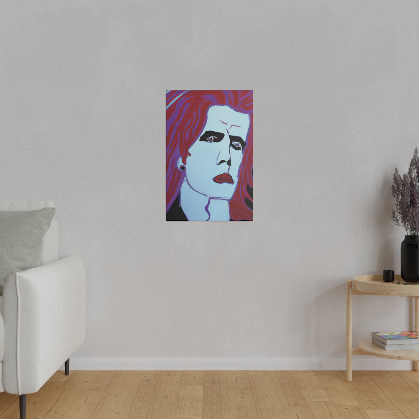 9068G - Rockstar Painting Print | Face | Abstract | Poster | Home Decor | Wall Art | Music Art | Canvas