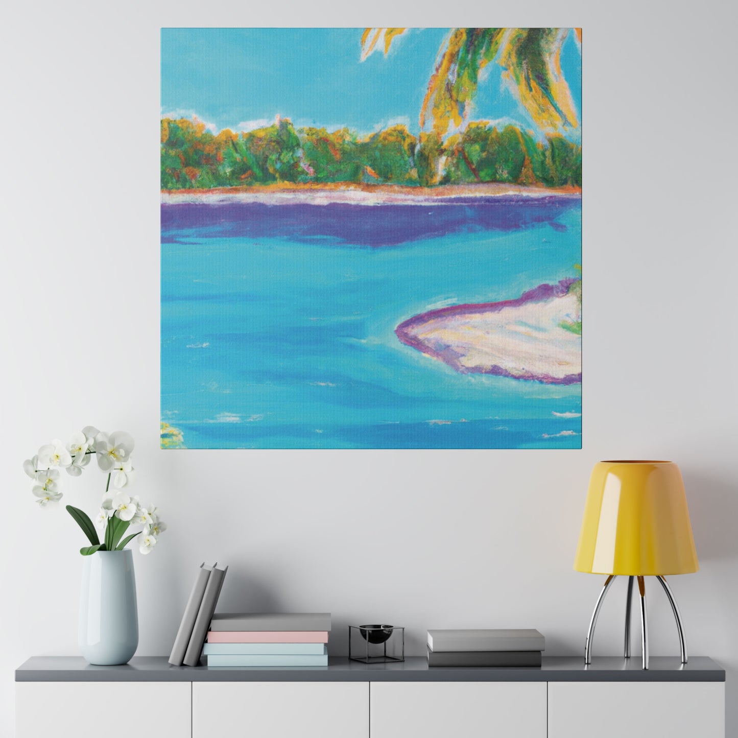 6781B - Bahamas Ocean Painting Print | Bahamas | Ocean | Beach | Poster | Home Decor | Wall Art | Canvas