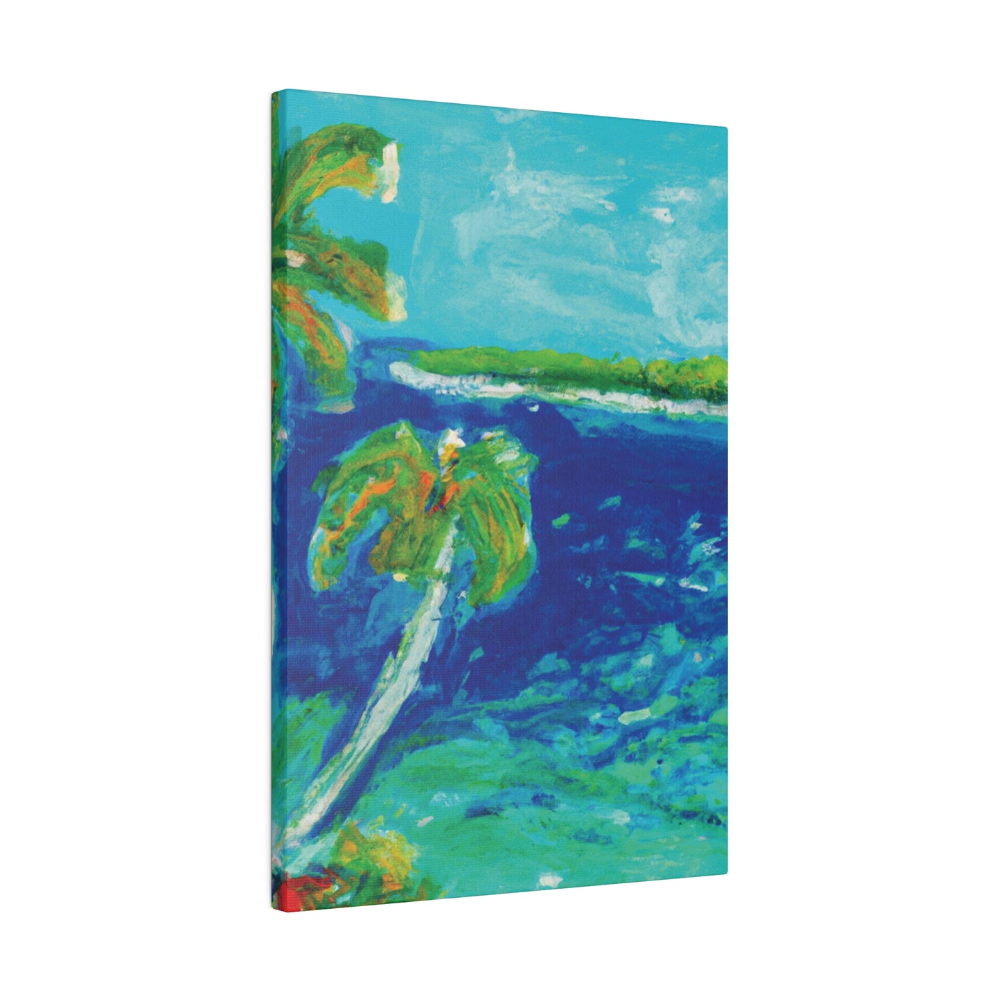 4657V - Bahamas Ocean Painting Print | Bahamas | Ocean | Beach | Poster | Home Decor | Wall Art | Canvas