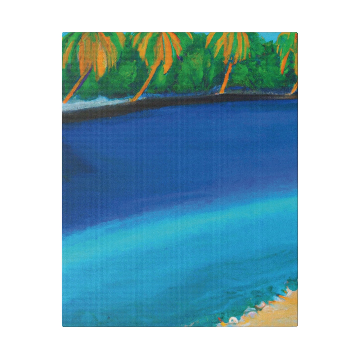 4195T - Bahamas Ocean Painting Print | Bahamas | Ocean | Beach | Poster | Home Decor | Wall Art | Canvas