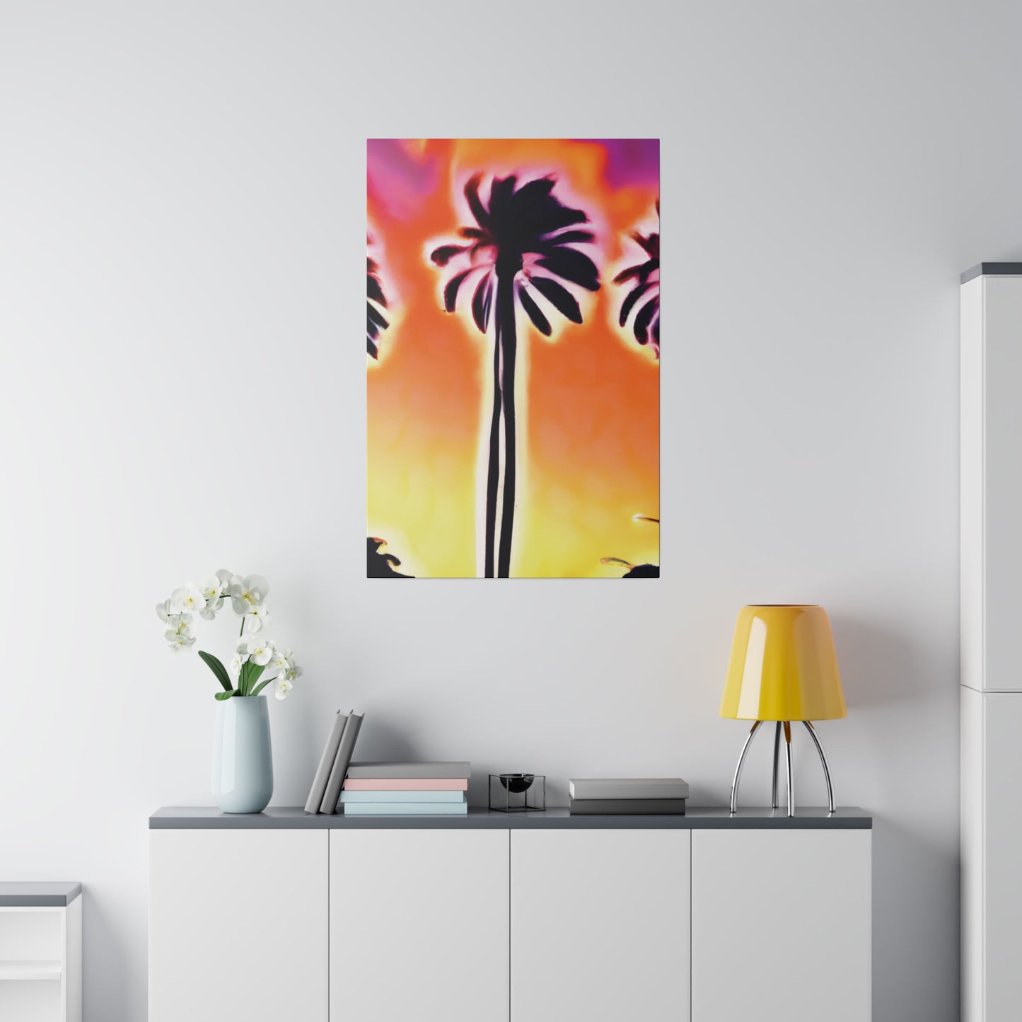 3814X - Miami Beach Sunset Painting Print | Miami | Beach | Sunset | Poster | Home Decor | Wall Art | Canvas