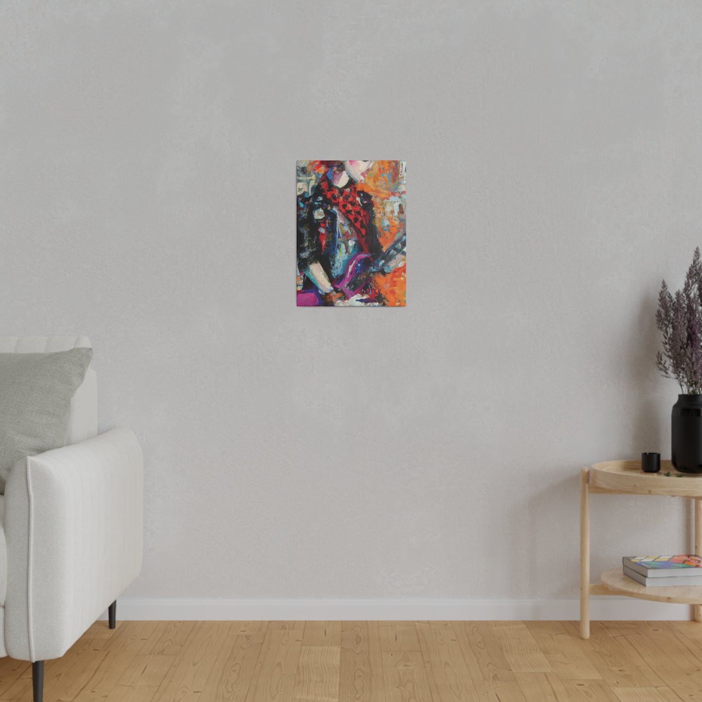 9348Q - Rockstar Oil Painting Style Print | Poster | Home Decor | Wall Art | Music Art | Canvas
