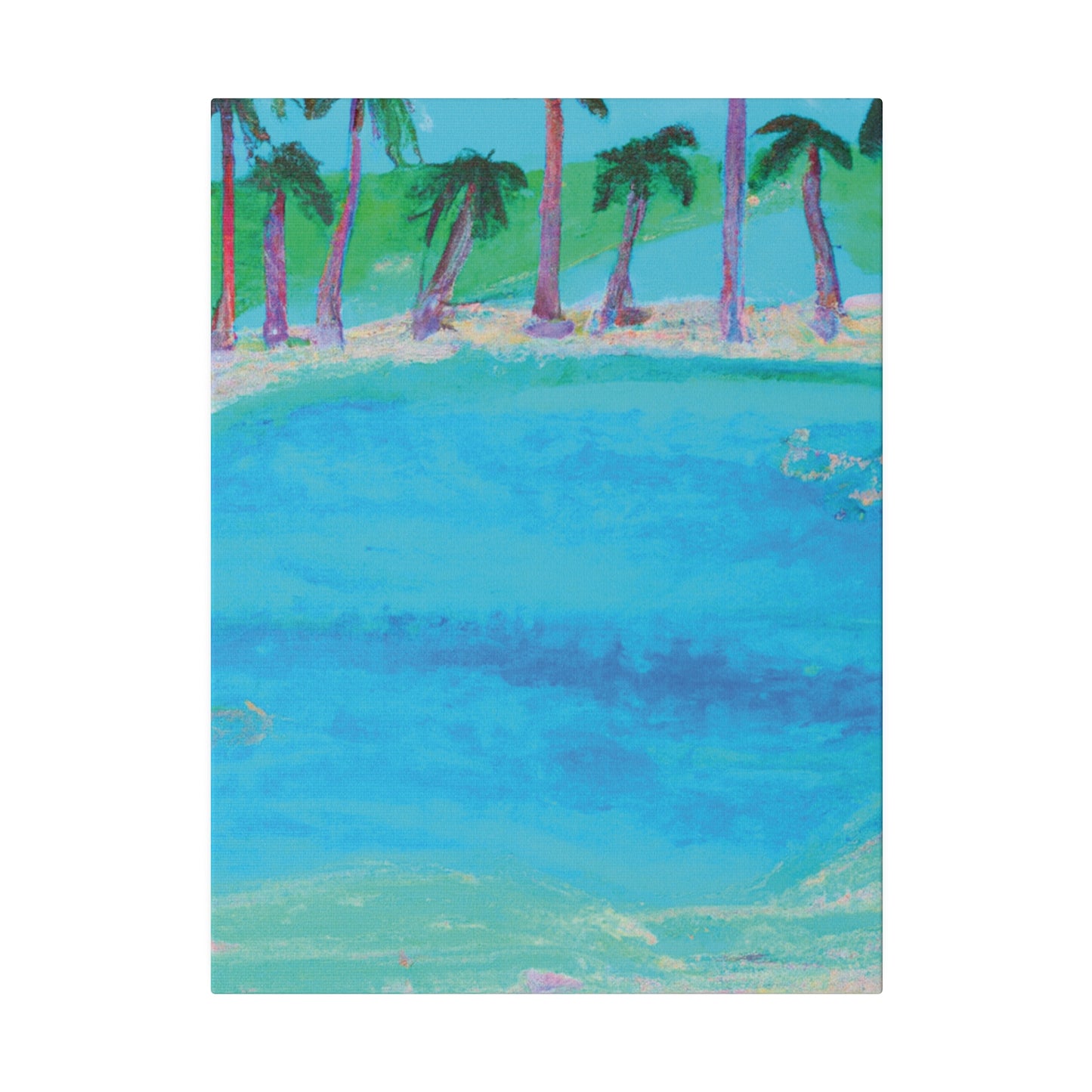 7907S - Bahamas Ocean Painting Print | Bahamas | Ocean | Beach | Poster | Home Decor | Wall Art | Canvas