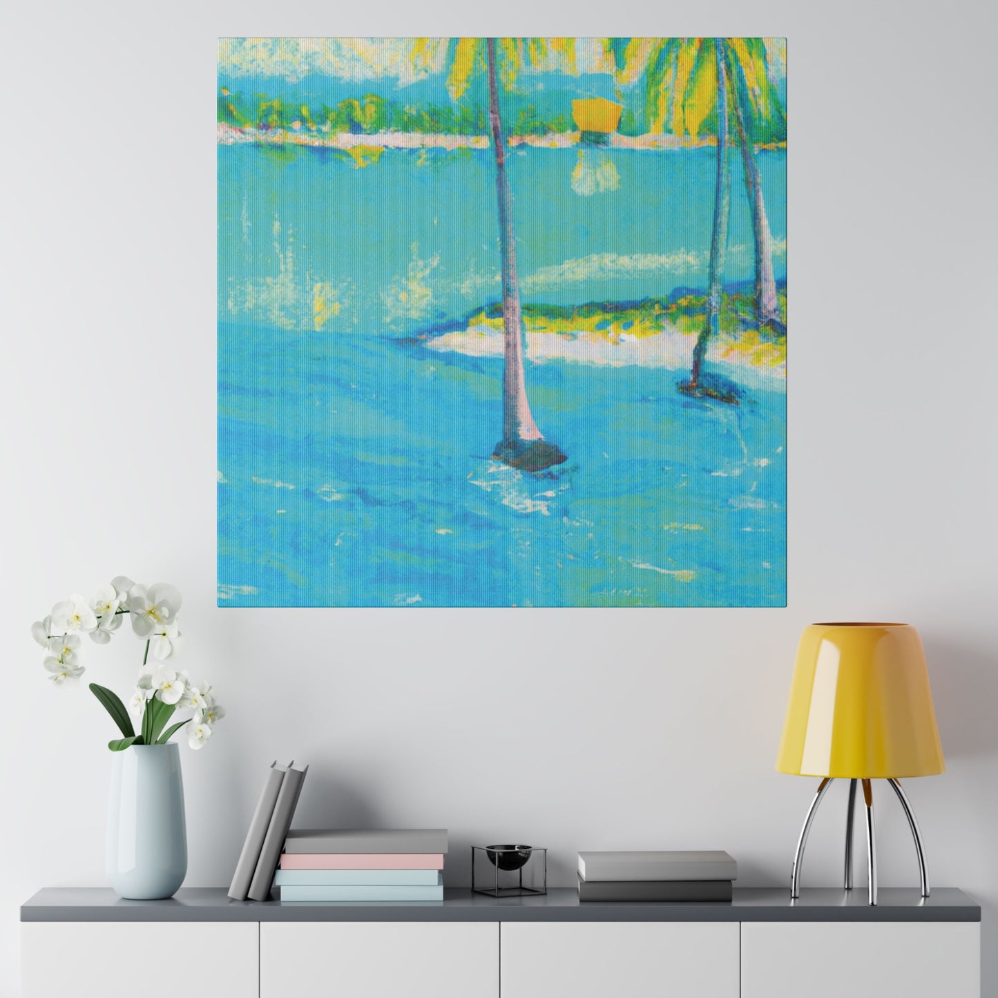 9652X - Bahamas Ocean Painting Print | Bahamas | Ocean | Beach | Poster | Home Decor | Wall Art | Canvas