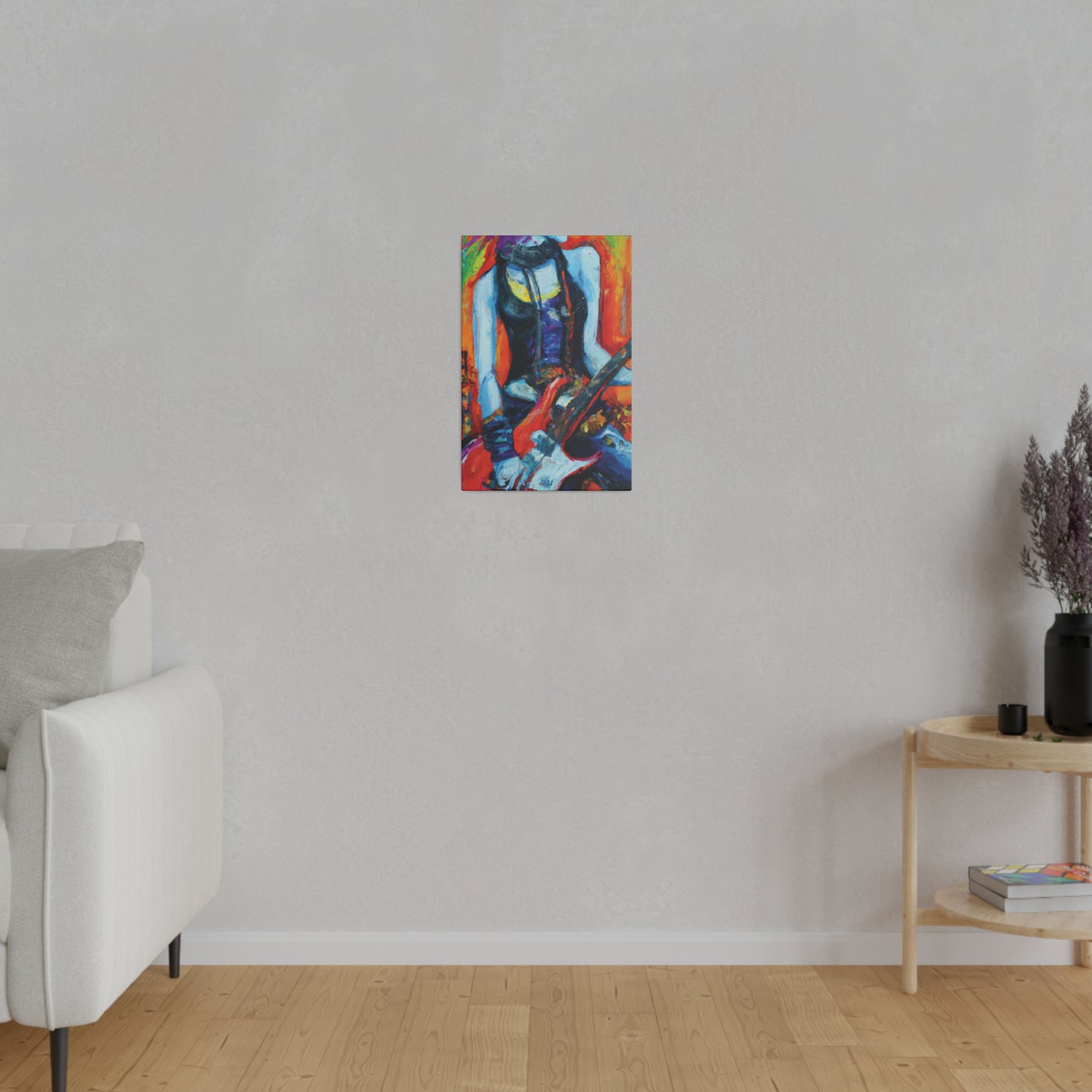 9232G - Rockstar Oil Painting Style Print | Poster | Home Decor | Wall Art | Music Art | Canvas