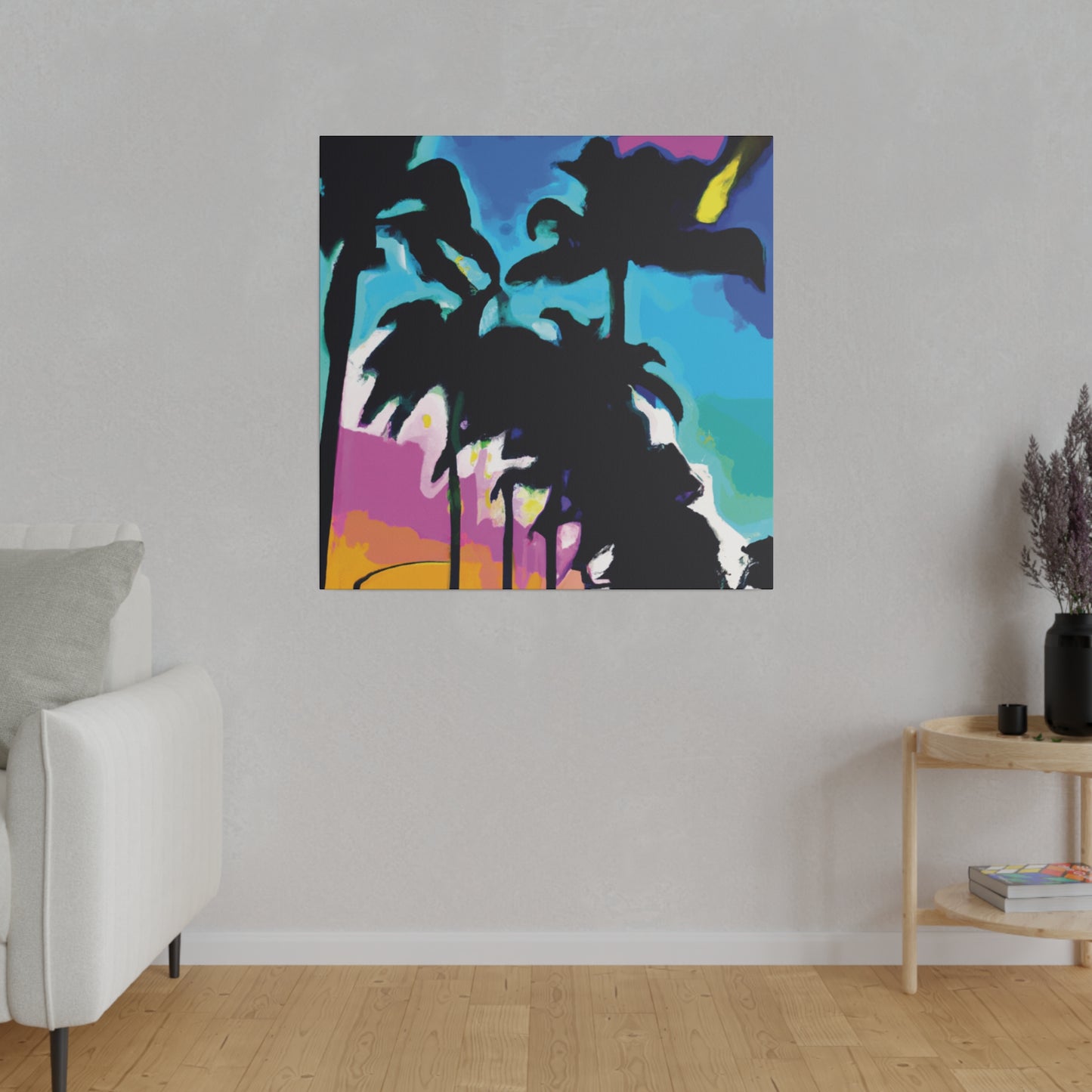 1893Z - Miami Beach Sunset Painting Print | Miami | Beach | Sunset | Poster | Home Decor | Wall Art | Canvas