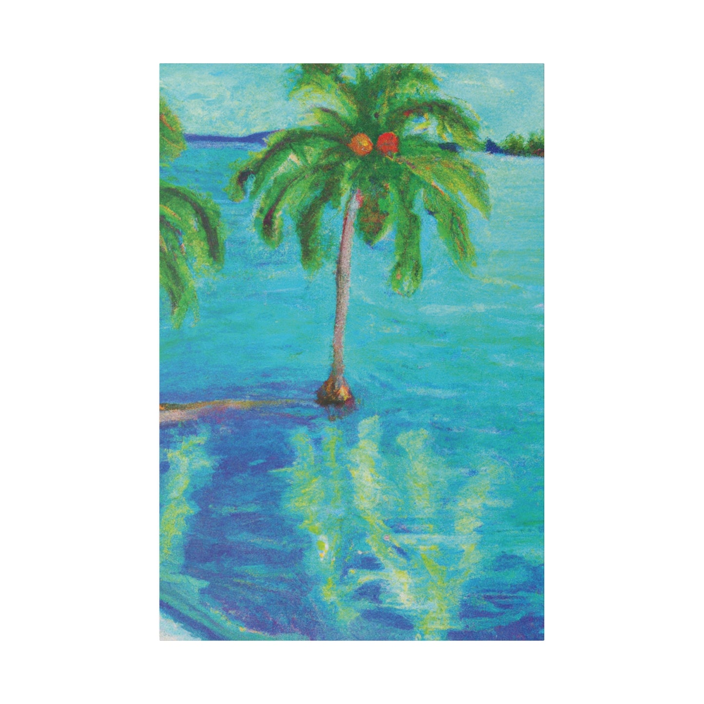 7998G - Bahamas Ocean Painting Print | Bahamas | Ocean | Beach | Poster | Home Decor | Wall Art | Canvas