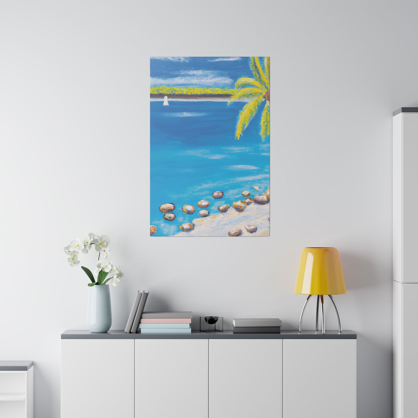 8593F - Bahamas Ocean Painting Print | Bahamas | Ocean | Beach | Poster | Home Decor | Wall Art | Canvas