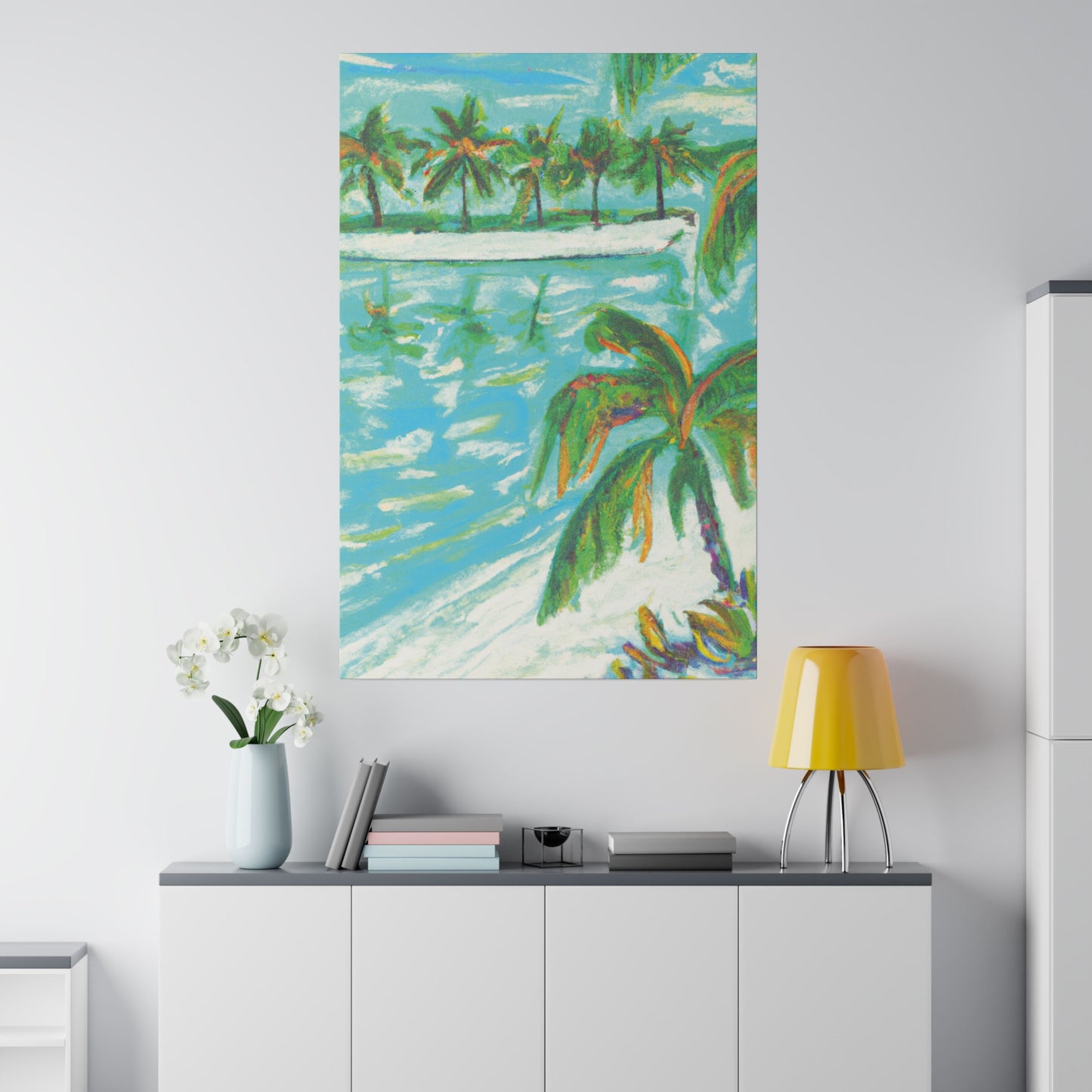 7103O - Bahamas Ocean Painting Print | Bahamas | Ocean | Beach | Poster | Home Decor | Wall Art | Canvas