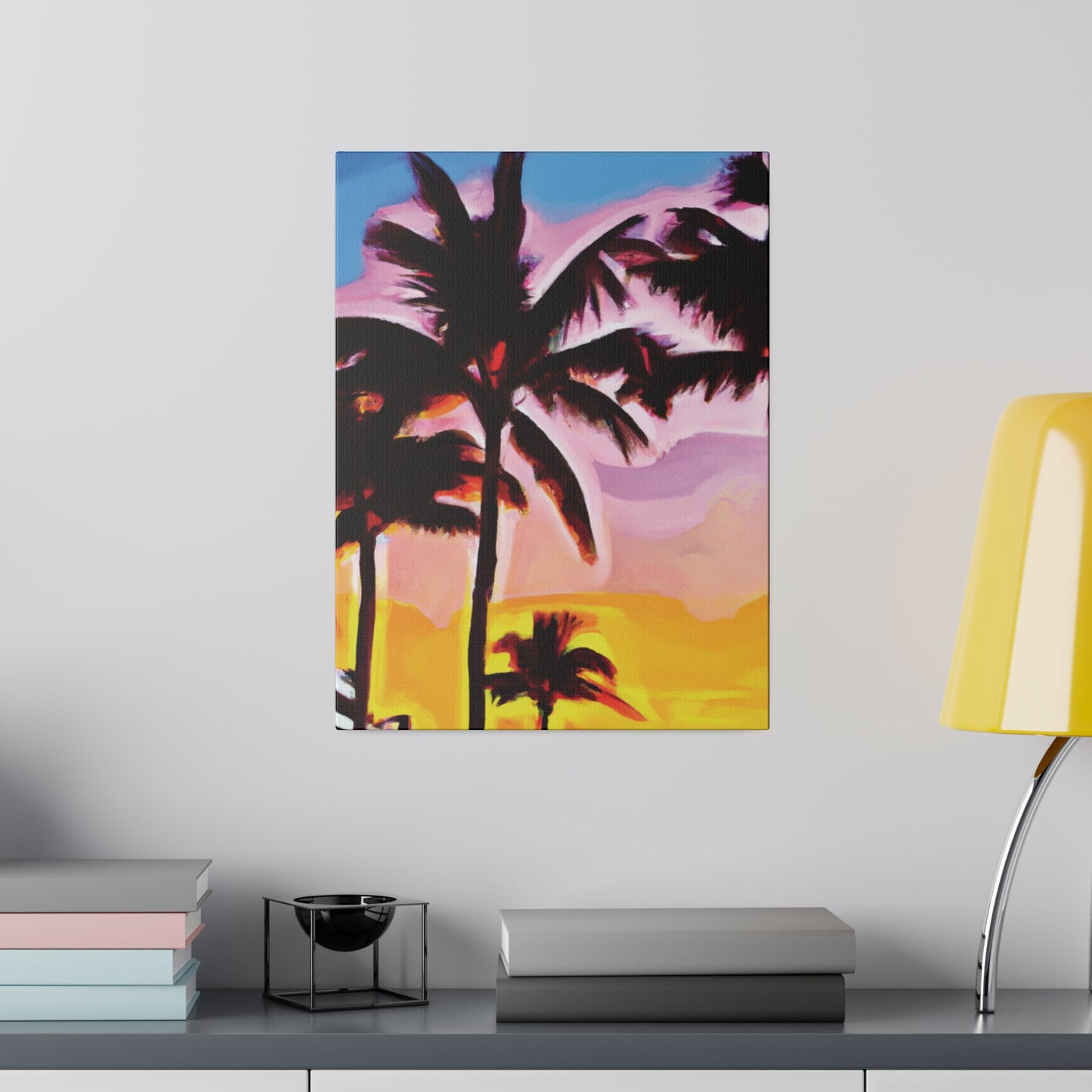 742X - Miami Beach Sunset Painting Print | Miami | Beach | Sunset | Poster | Home Decor | Wall Art | Canvas