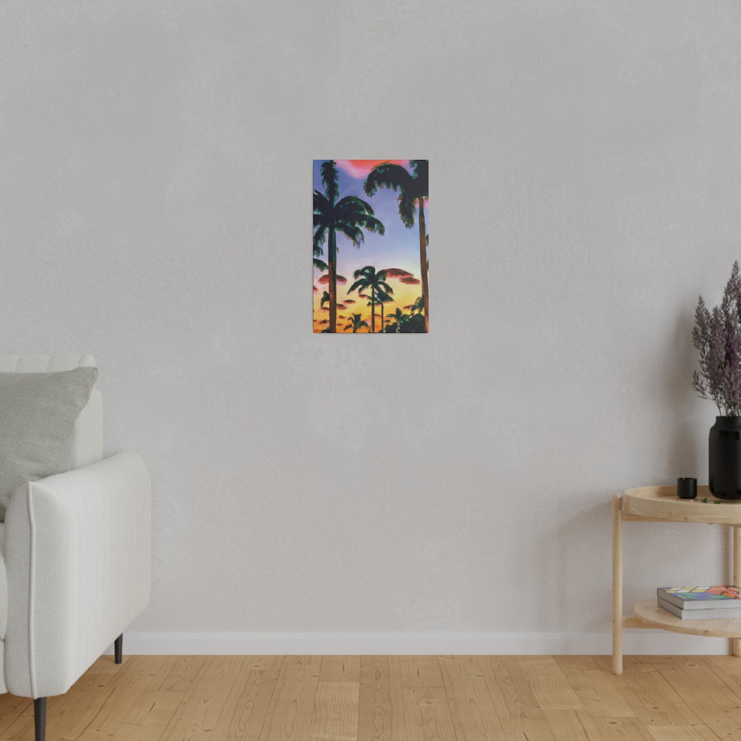 5202J - Miami Beach Sunset Painting Print | Miami | Beach | Sunset | Poster | Home Decor | Wall Art | Canvas