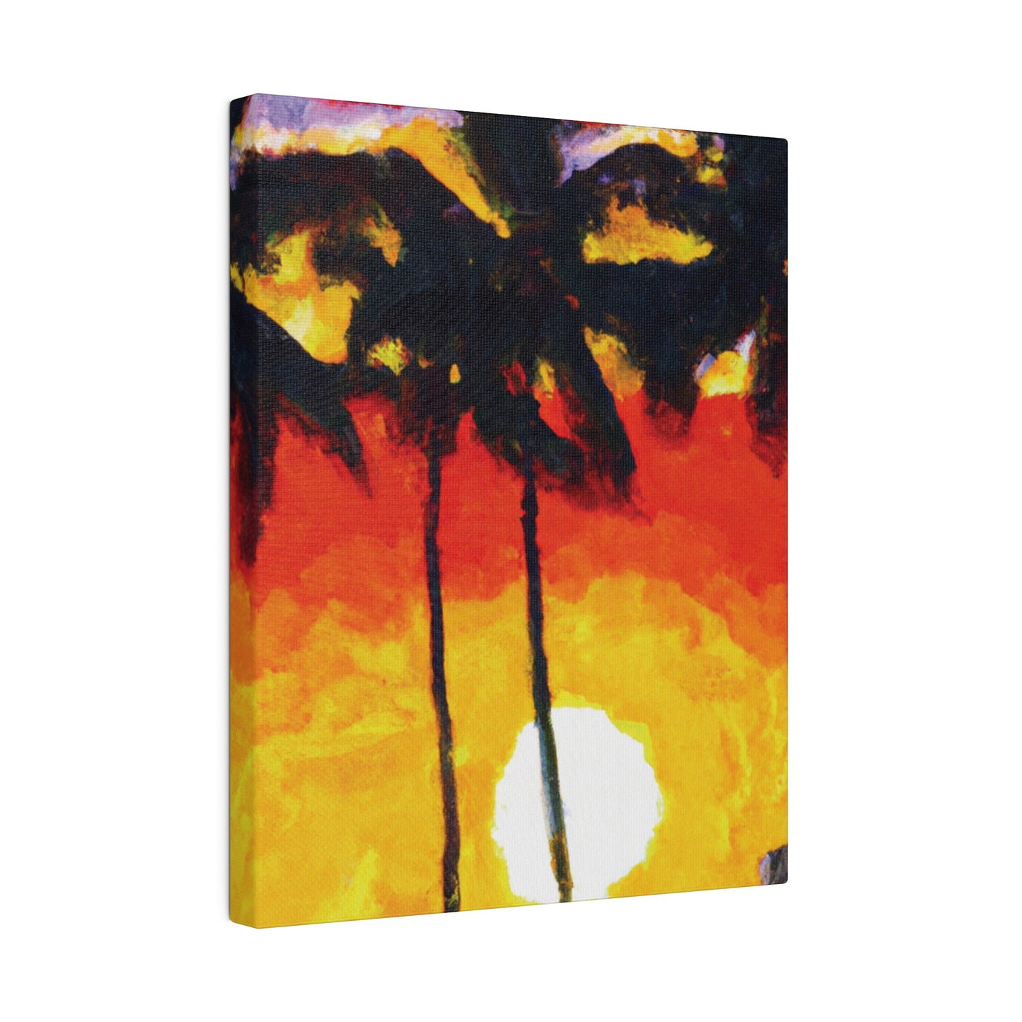 6973R - Miami Beach Sunset Painting Print | Miami | Beach | Sunset | Poster | Home Decor | Wall Art | Canvas