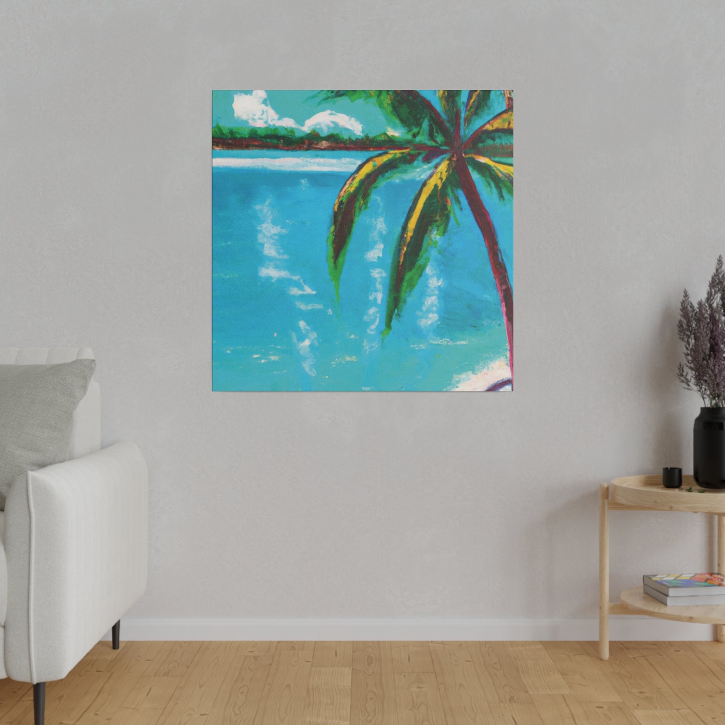 3917M - Bahamas Ocean Painting Print | Bahamas | Ocean | Beach | Poster | Home Decor | Wall Art | Canvas