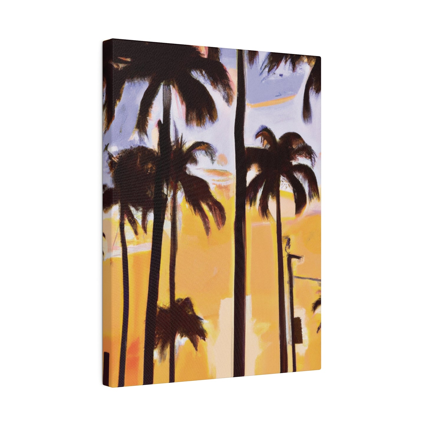 8392O - Miami Beach Sunset Painting Print | Miami | Beach | Sunset | Poster | Home Decor | Wall Art | Canvas