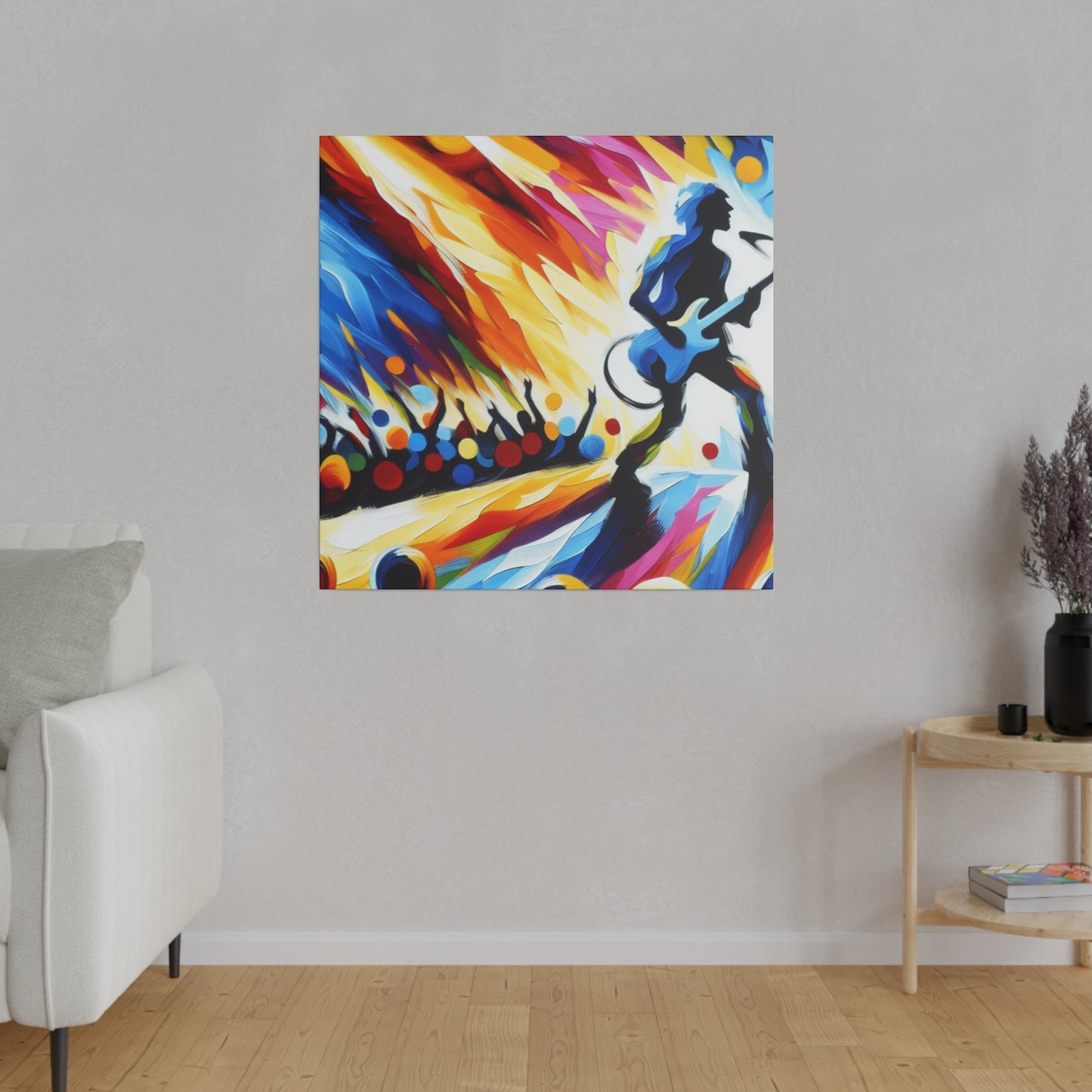 Isabella Fiorucci - Rockstar Painting Print | Face | Abstract | Poster | Home Decor | Wall Art | Music Art | Canvas