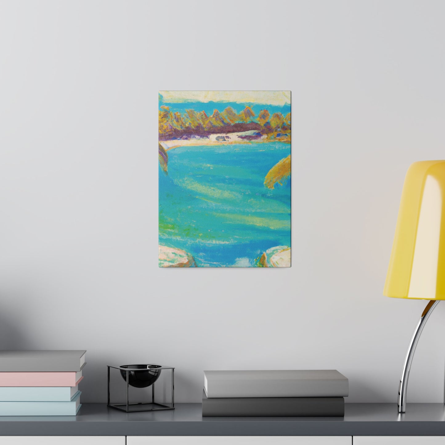 5706H - Bahamas Ocean Painting Print | Bahamas | Ocean | Beach | Poster | Home Decor | Wall Art | Canvas