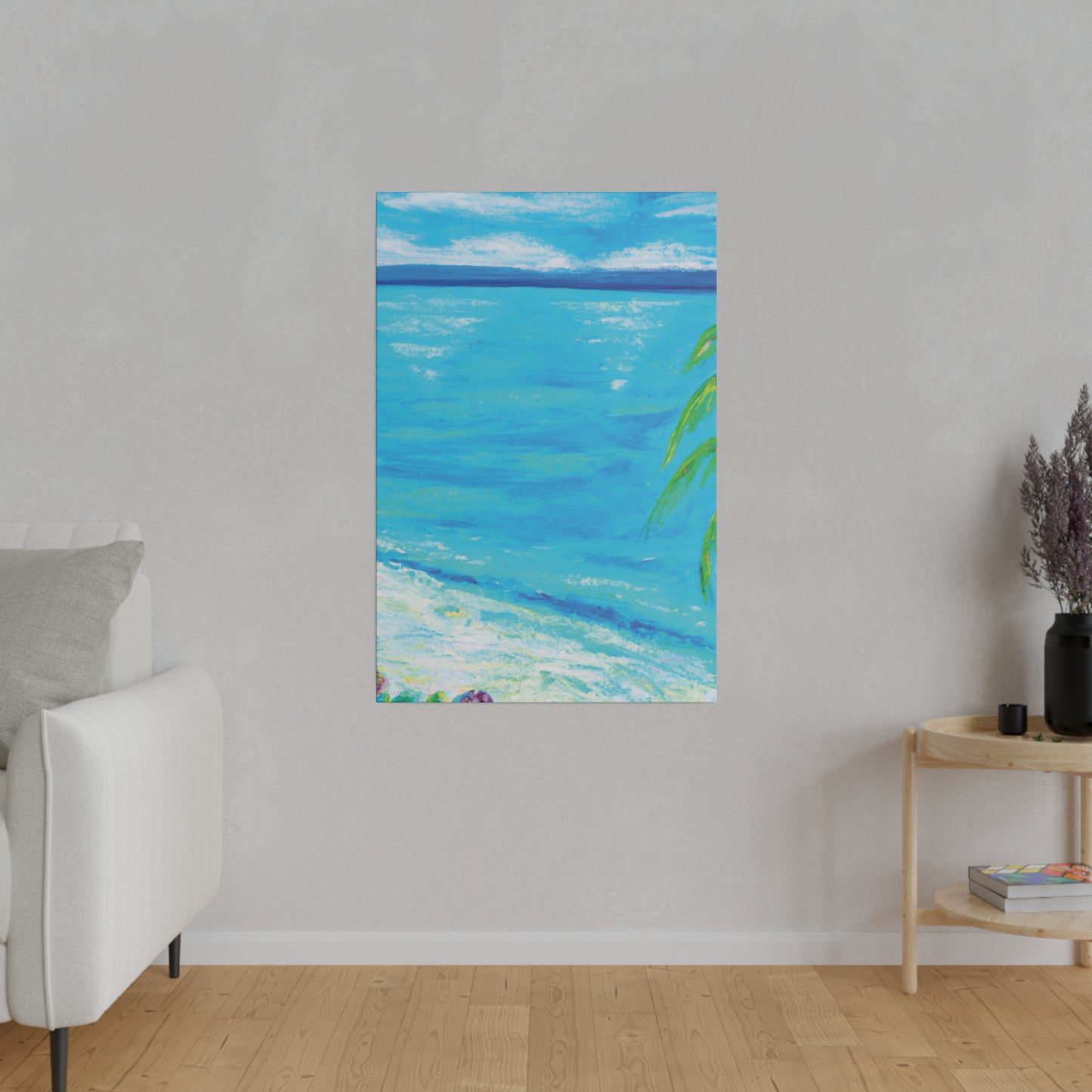 8858N - Bahamas Ocean Painting Print | Bahamas | Ocean | Beach | Poster | Home Decor | Wall Art | Canvas