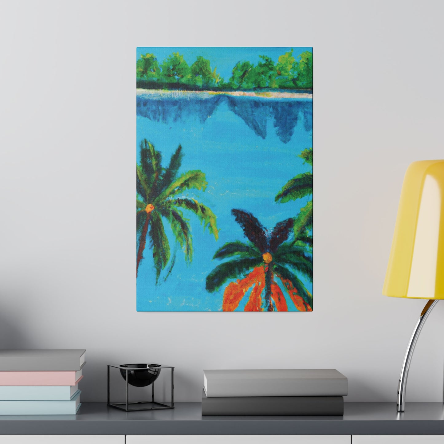 7373A - Bahamas Ocean Painting Print | Bahamas | Ocean | Beach | Poster | Home Decor | Wall Art | Canvas