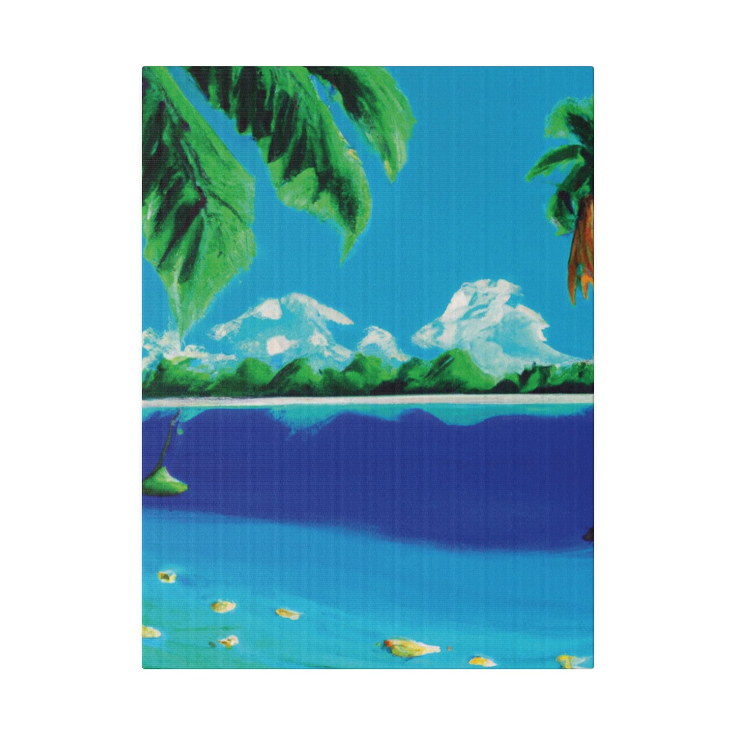 8246P - Bahamas Ocean Painting Print | Bahamas | Ocean | Beach | Poster | Home Decor | Wall Art | Canvas