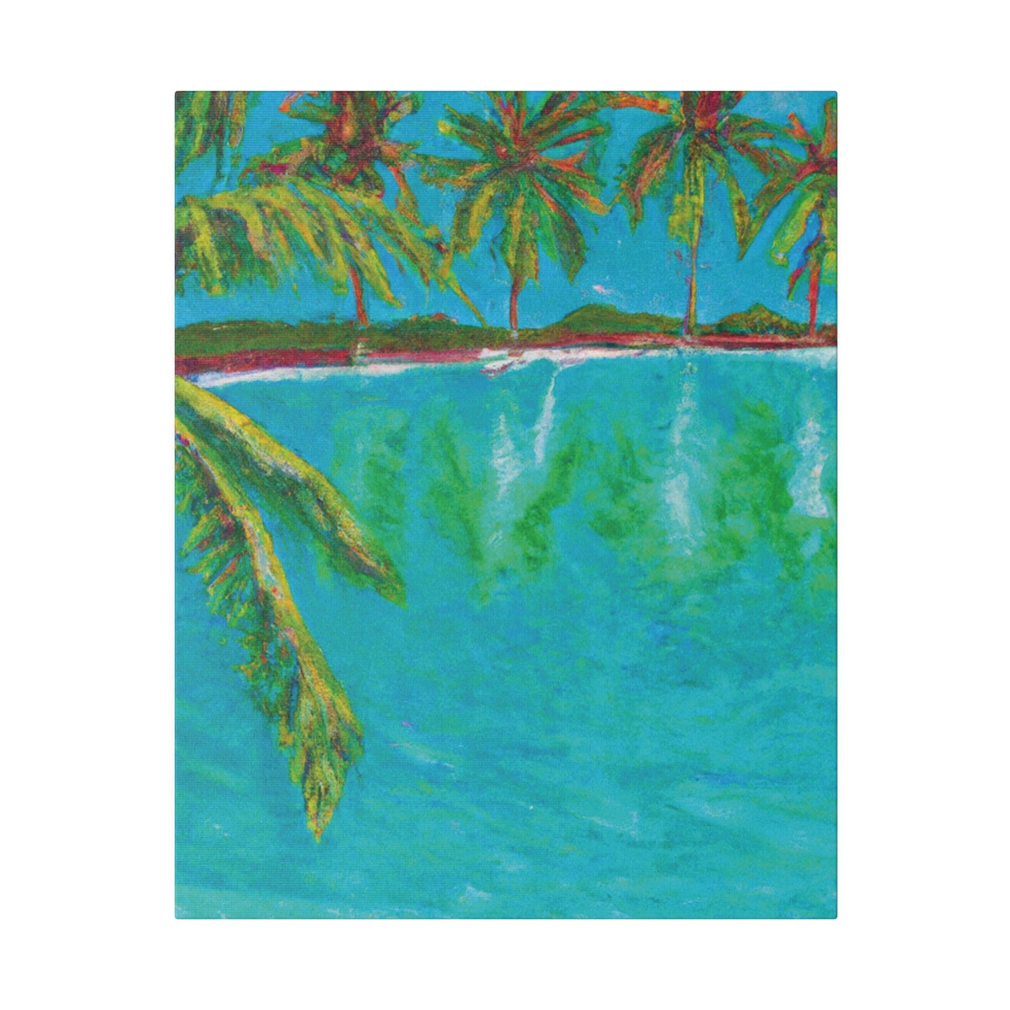 3255Q - Bahamas Ocean Painting Print | Bahamas | Ocean | Beach | Poster | Home Decor | Wall Art | Canvas