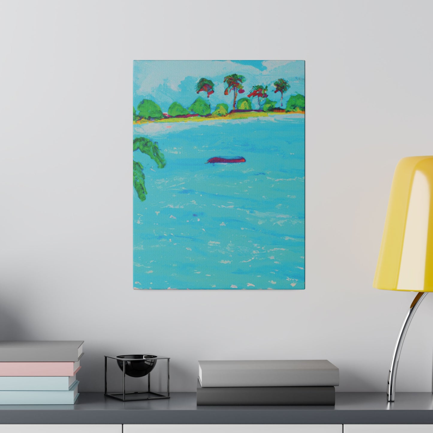 7481H - Bahamas Ocean Painting Print | Bahamas | Ocean | Beach | Poster | Home Decor | Wall Art | Canvas