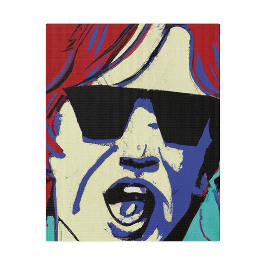 3245Z - Rockstar Painting Print | Face | Abstract | Poster | Home Decor | Wall Art | Music Art | Canvas