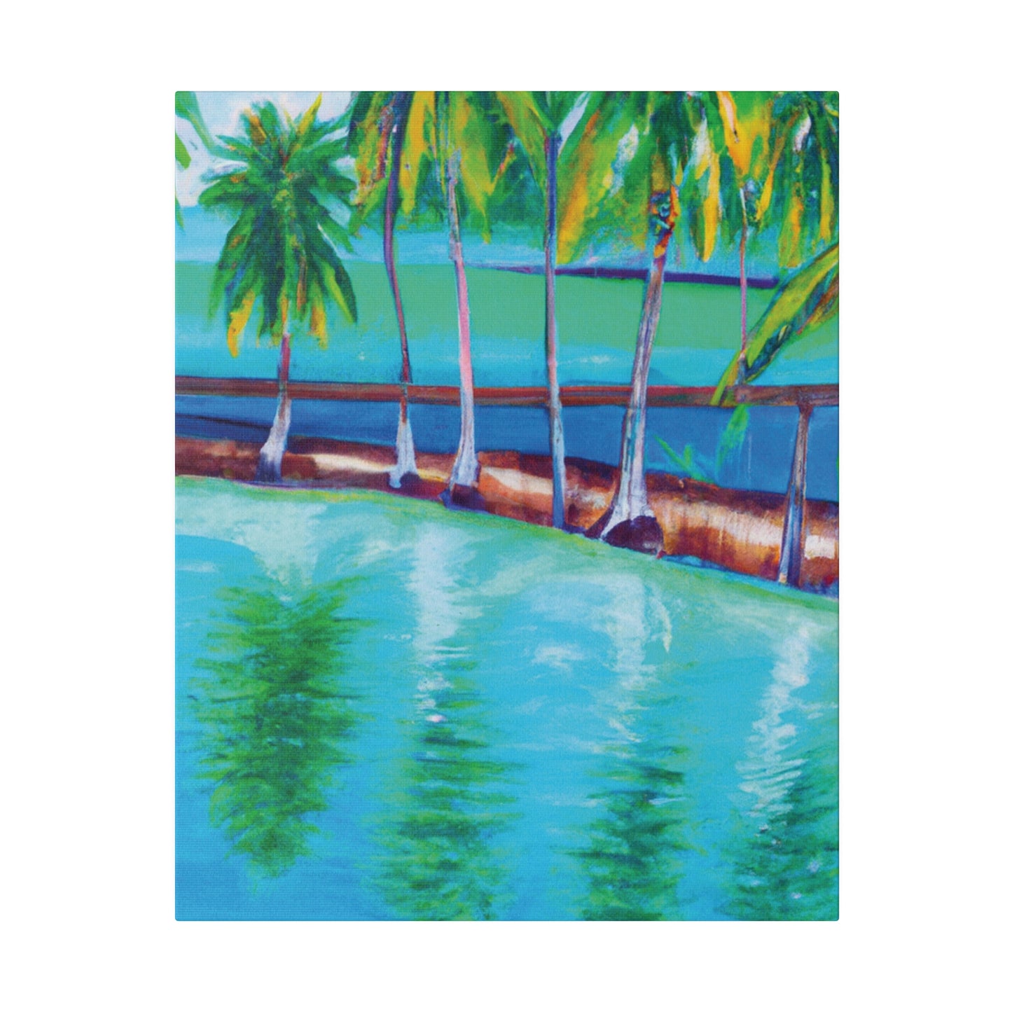 9214C - Bahamas Ocean Painting Print | Bahamas | Ocean | Beach | Poster | Home Decor | Wall Art | Canvas