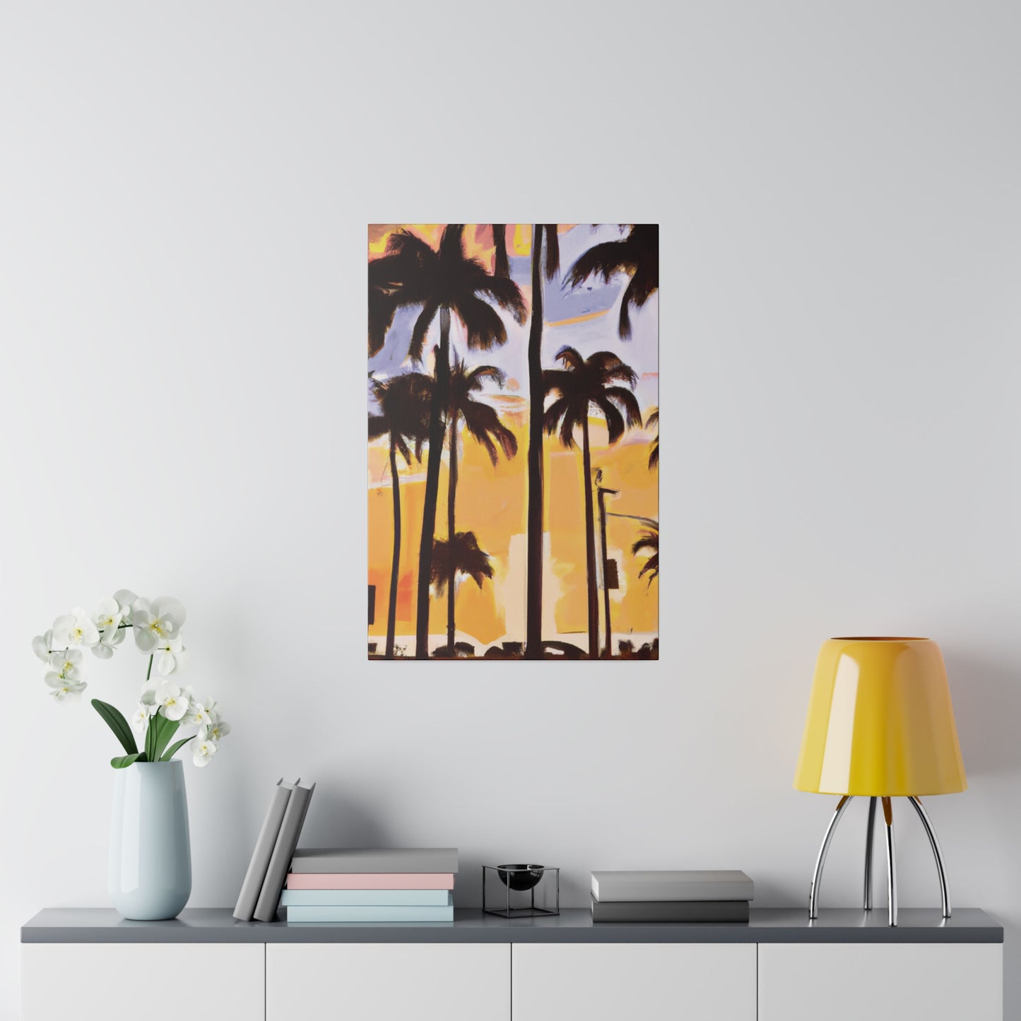 8392O - Miami Beach Sunset Painting Print | Miami | Beach | Sunset | Poster | Home Decor | Wall Art | Canvas