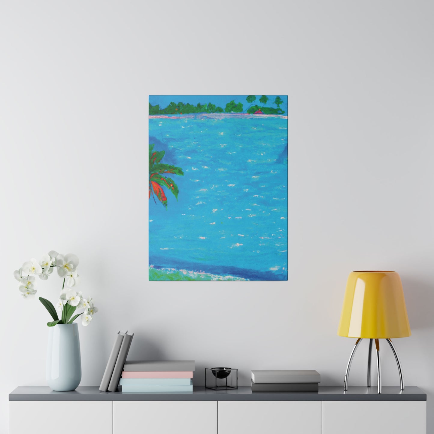 5286G - Bahamas Ocean Painting Print | Bahamas | Ocean | Beach | Poster | Home Decor | Wall Art | Canvas