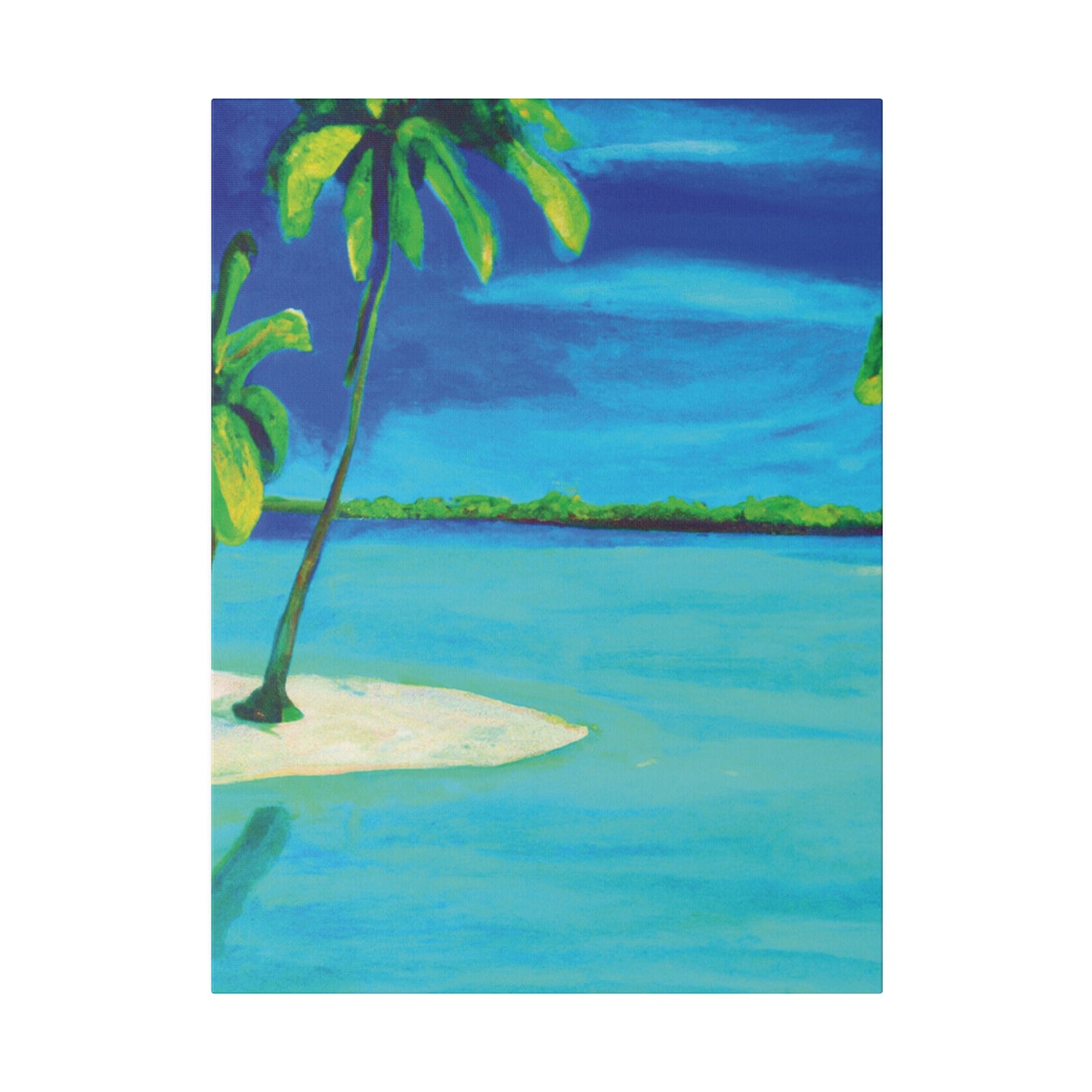 7352P - Bahamas Ocean Painting Print | Bahamas | Ocean | Beach | Poster | Home Decor | Wall Art | Canvas