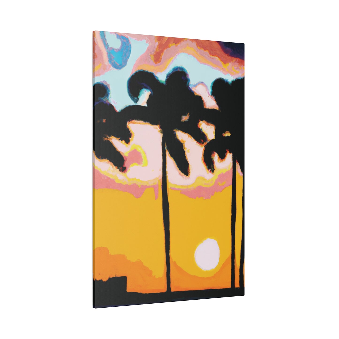 8495E - Miami Beach Sunset Painting Print | Miami | Beach | Sunset | Poster | Home Decor | Wall Art | Canvas