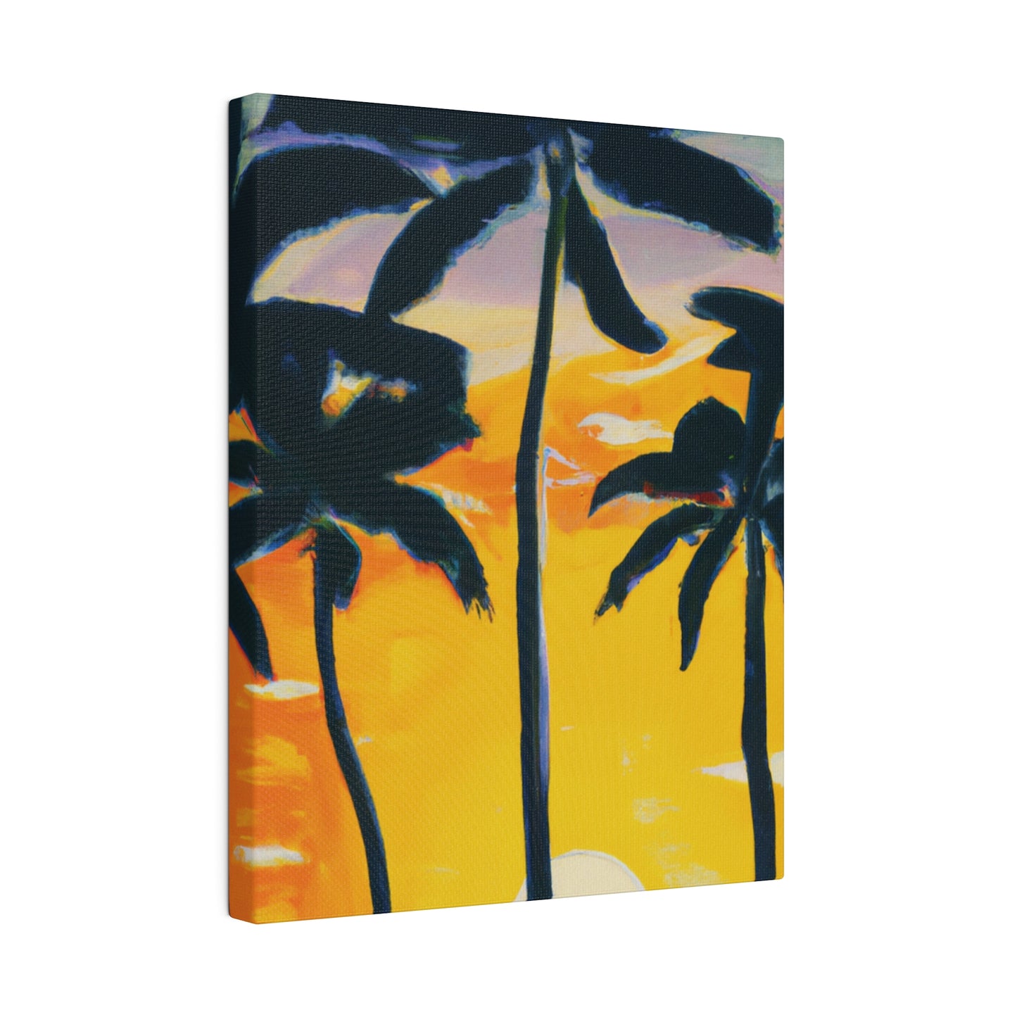 7390N - Miami Beach Sunset Painting Print | Miami | Beach | Sunset | Poster | Home Decor | Wall Art | Canvas