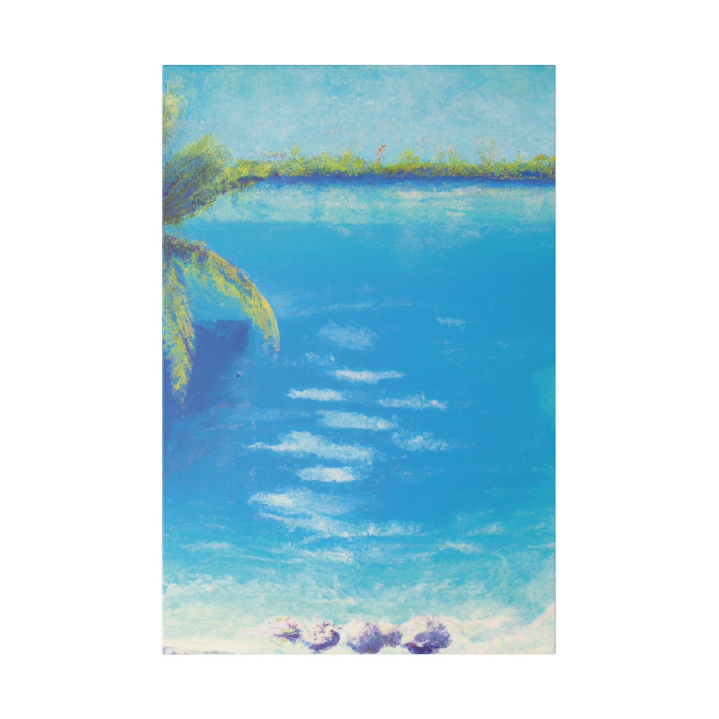 9819K - Bahamas Ocean Painting Print | Bahamas | Ocean | Beach | Poster | Home Decor | Wall Art | Canvas