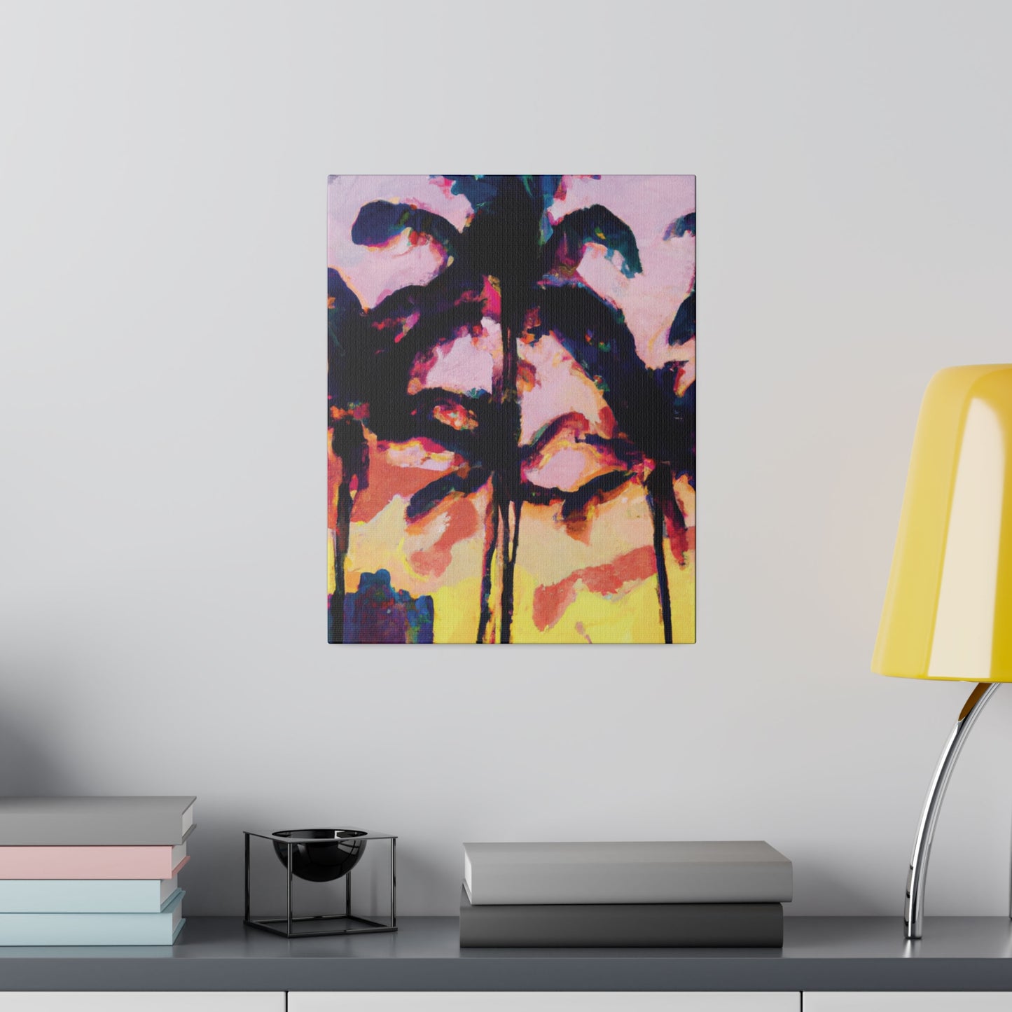 3398S - Miami Beach Sunset Painting Print | Miami | Beach | Sunset | Poster | Home Decor | Wall Art | Canvas