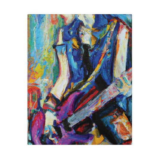 3886Z - Rockstar Oil Painting Style Print | Poster | Home Decor | Wall Art | Music Art | Canvas