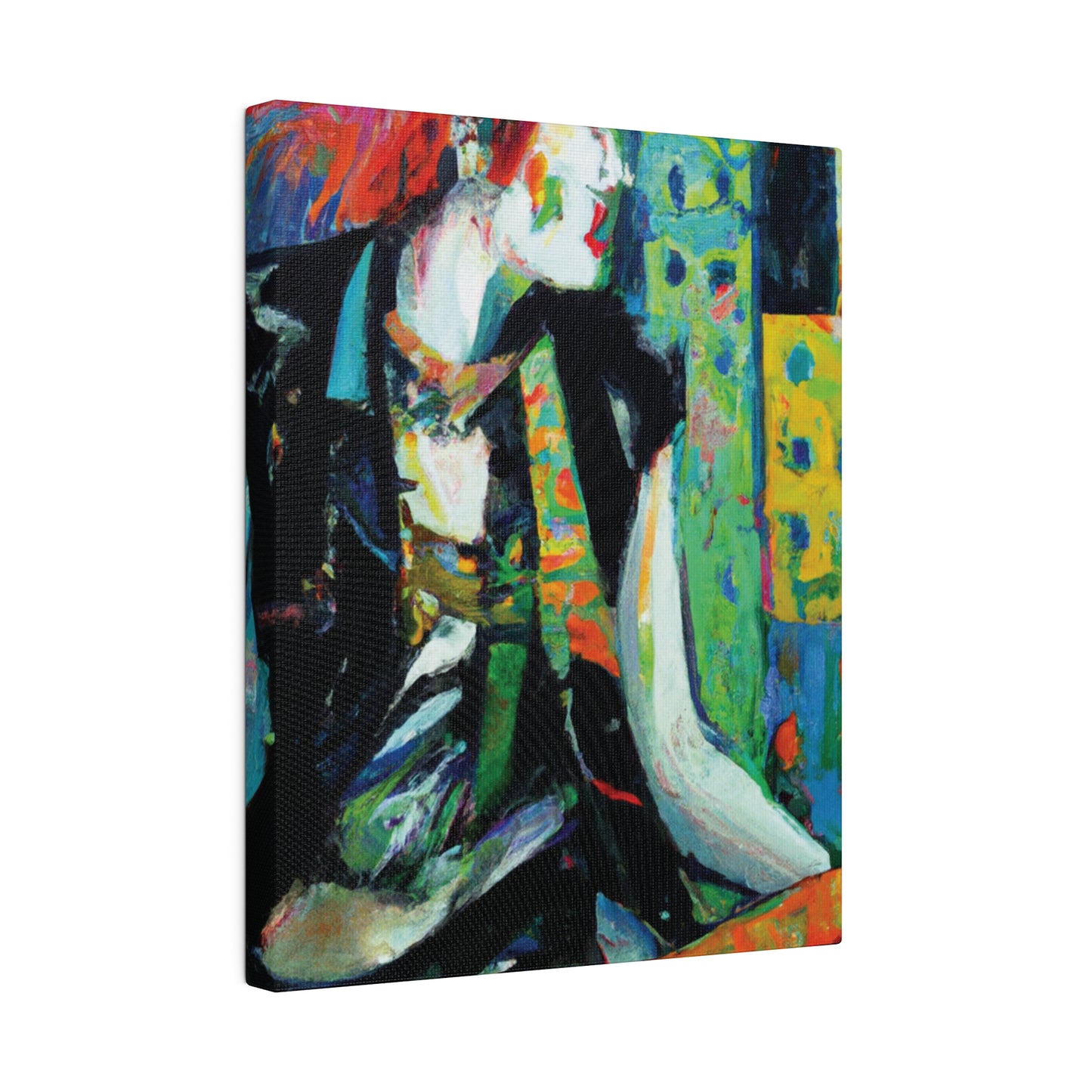 8726V - Rockstar Oil Painting Style Print | Poster | Home Decor | Wall Art | Music Art | Canvas