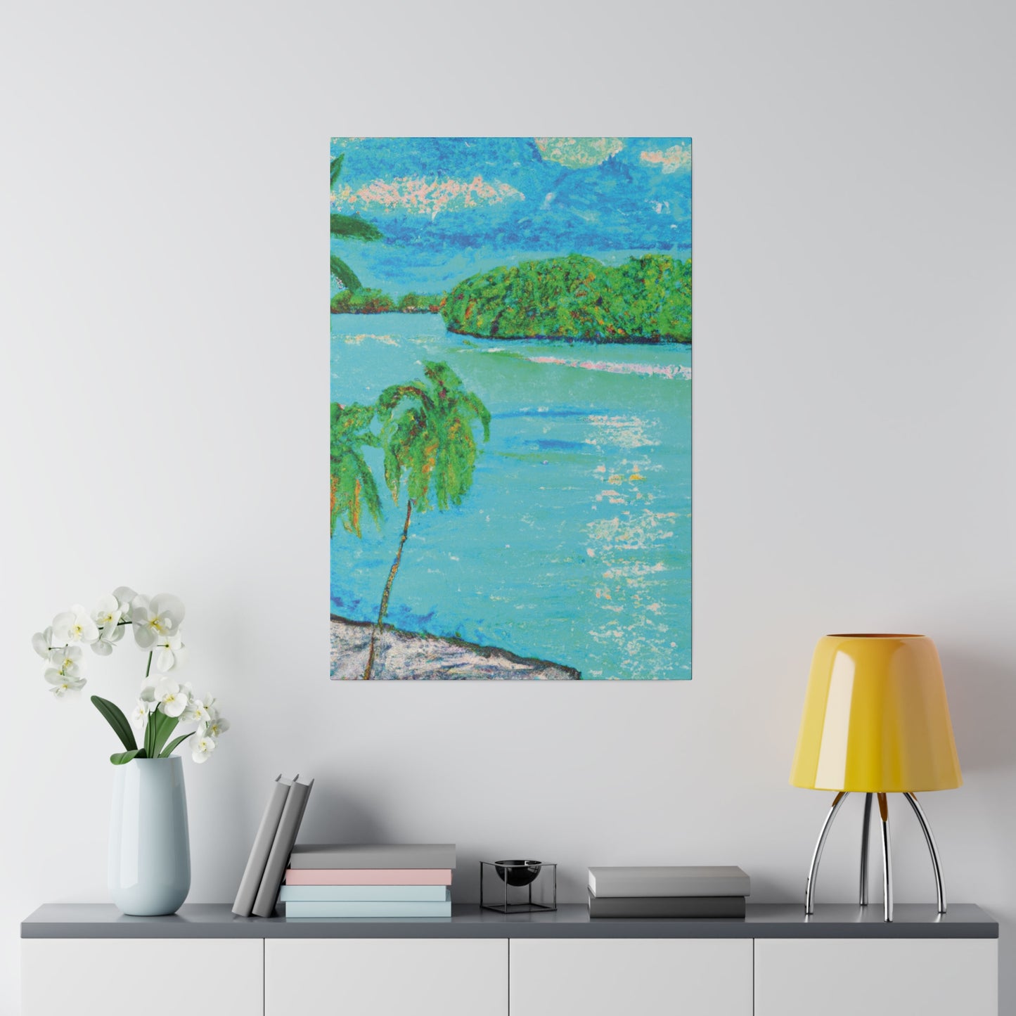 8239F - Bahamas Ocean Painting Print | Bahamas | Ocean | Beach | Poster | Home Decor | Wall Art | Canvas