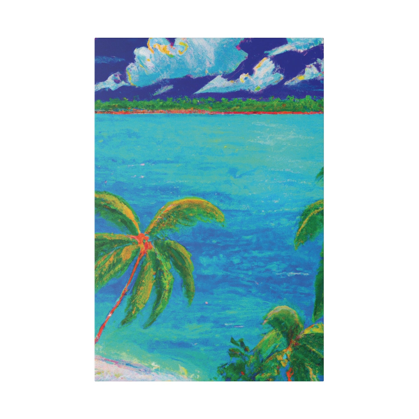 5654U - Bahamas Ocean Painting Print | Bahamas | Ocean | Beach | Poster | Home Decor | Wall Art | Canvas