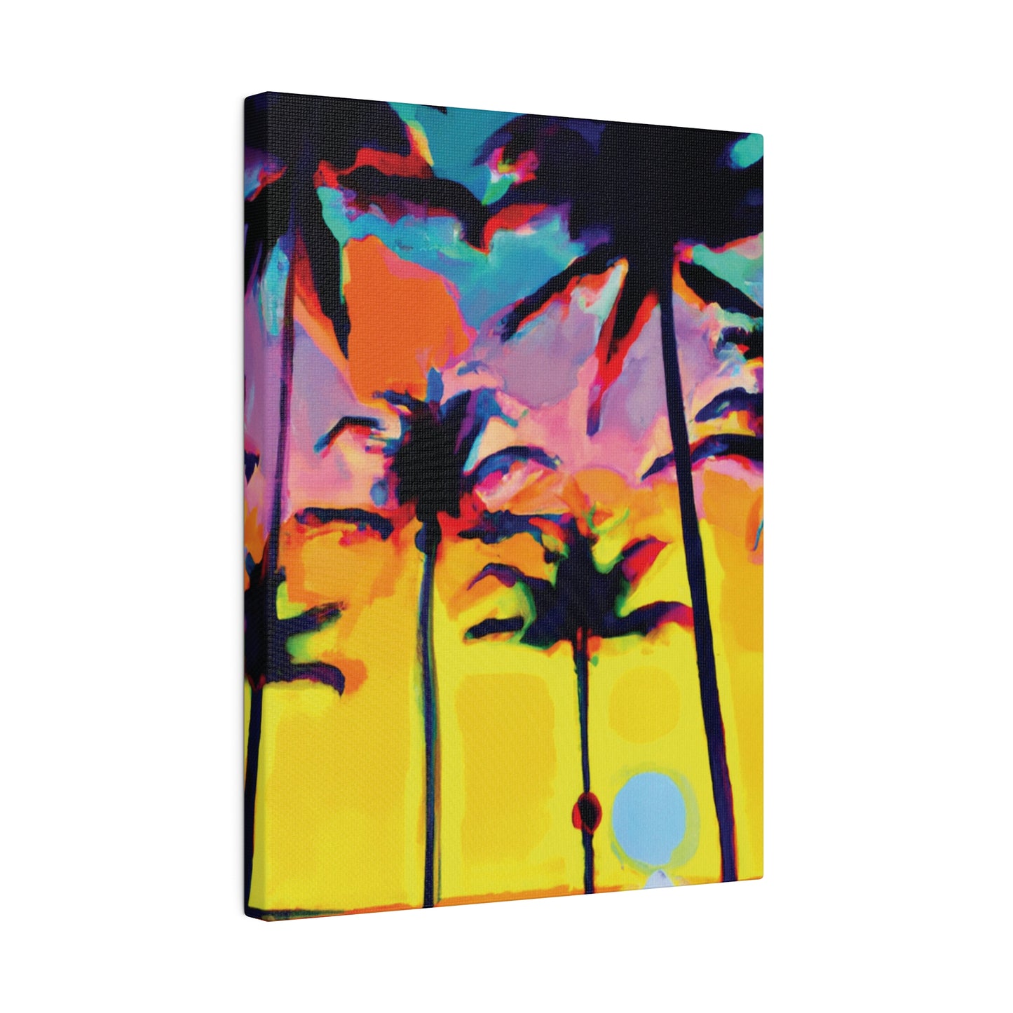 108K - Miami Beach Sunset Painting Print | Miami | Beach | Sunset | Poster | Home Decor | Wall Art | Canvas