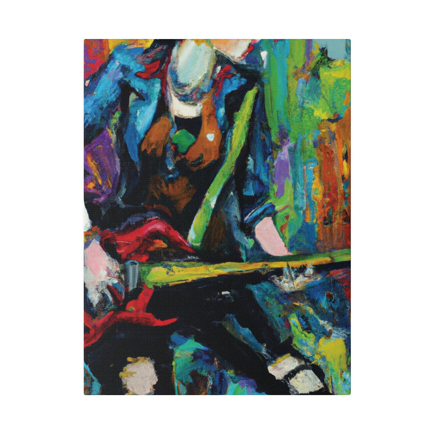 2285H - Rockstar Oil Painting Style Print | Poster | Home Decor | Wall Art | Music Art | Canvas