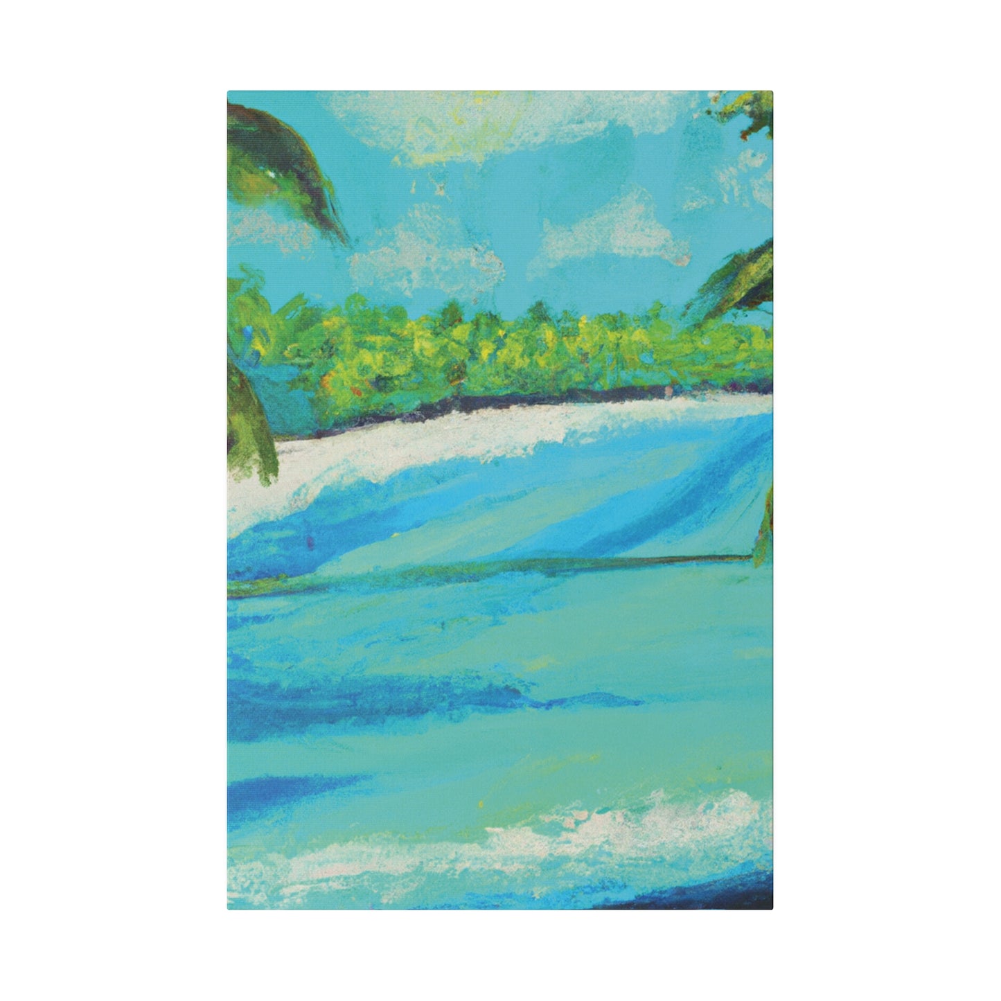 10781G - Bahamas Ocean Painting Print | Bahamas | Ocean | Beach | Poster | Home Decor | Wall Art | Canvas