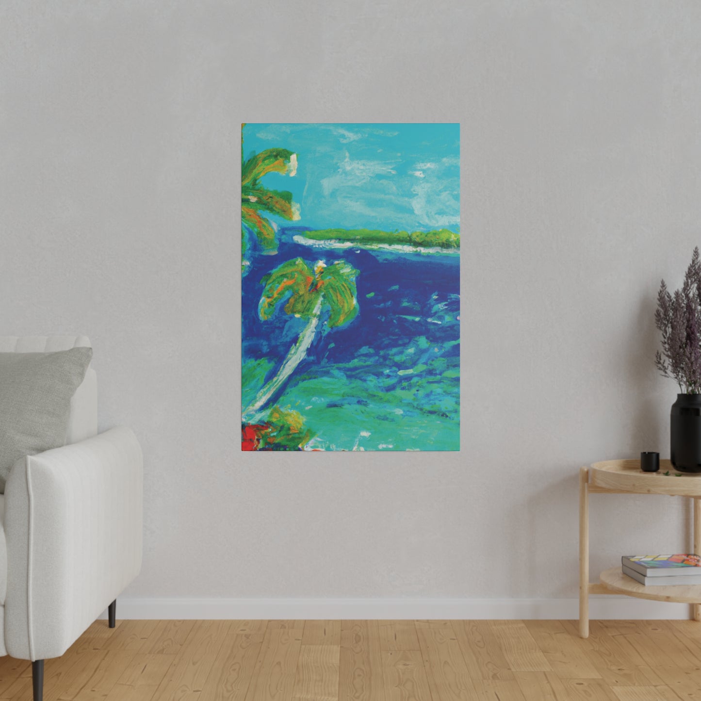 4657V - Bahamas Ocean Painting Print | Bahamas | Ocean | Beach | Poster | Home Decor | Wall Art | Canvas