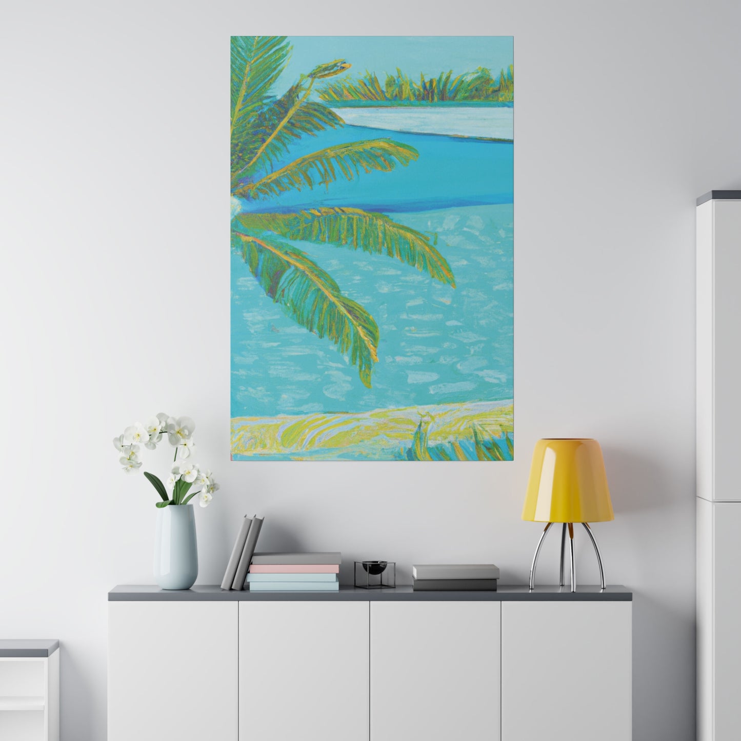 6398H - Bahamas Ocean Painting Print | Bahamas | Ocean | Beach | Poster | Home Decor | Wall Art | Canvas