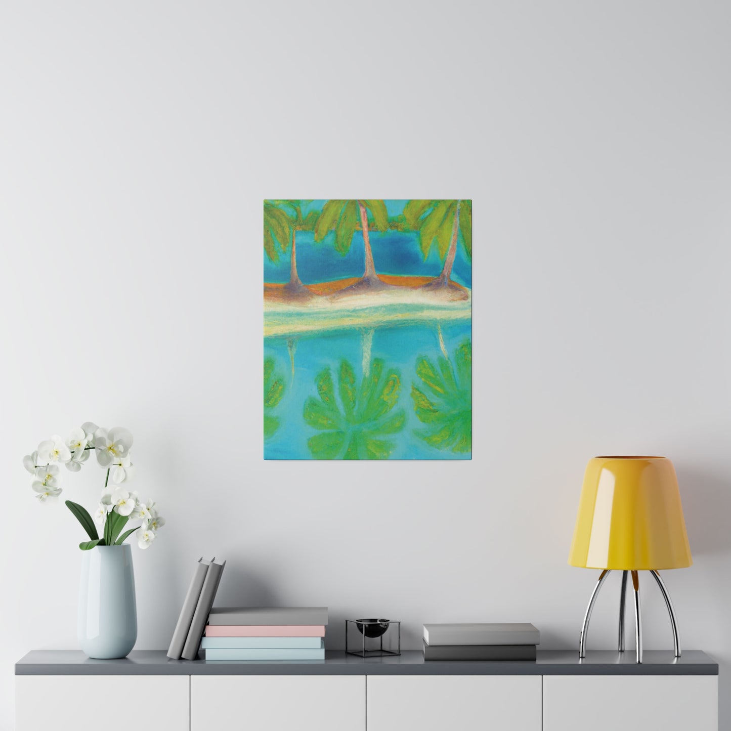 3294K - Bahamas Ocean Painting Print | Bahamas | Ocean | Beach | Poster | Home Decor | Wall Art | Canvas