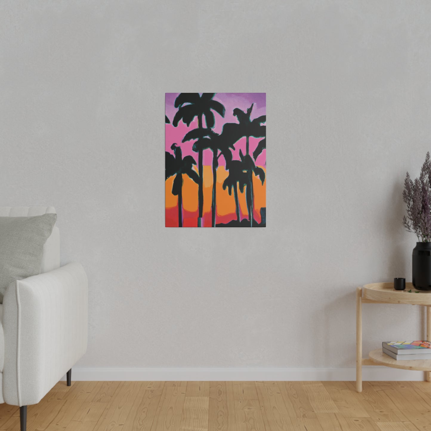 5108P - Miami Beach Sunset Painting Print | Miami | Beach | Sunset | Poster | Home Decor | Wall Art | Canvas